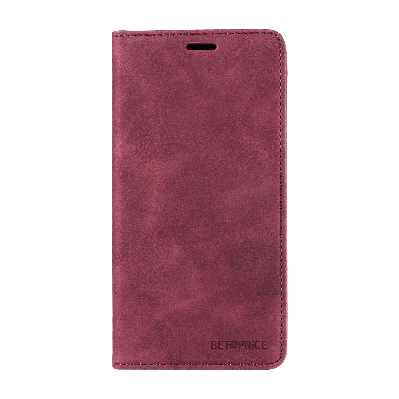 For-Samsung-Galaxy-S26-Edge-Case-BETOPNICE-Magnetic-Closure-RFID-Blocking-Wallet-Stand-Leather-Phone-Cover-Red