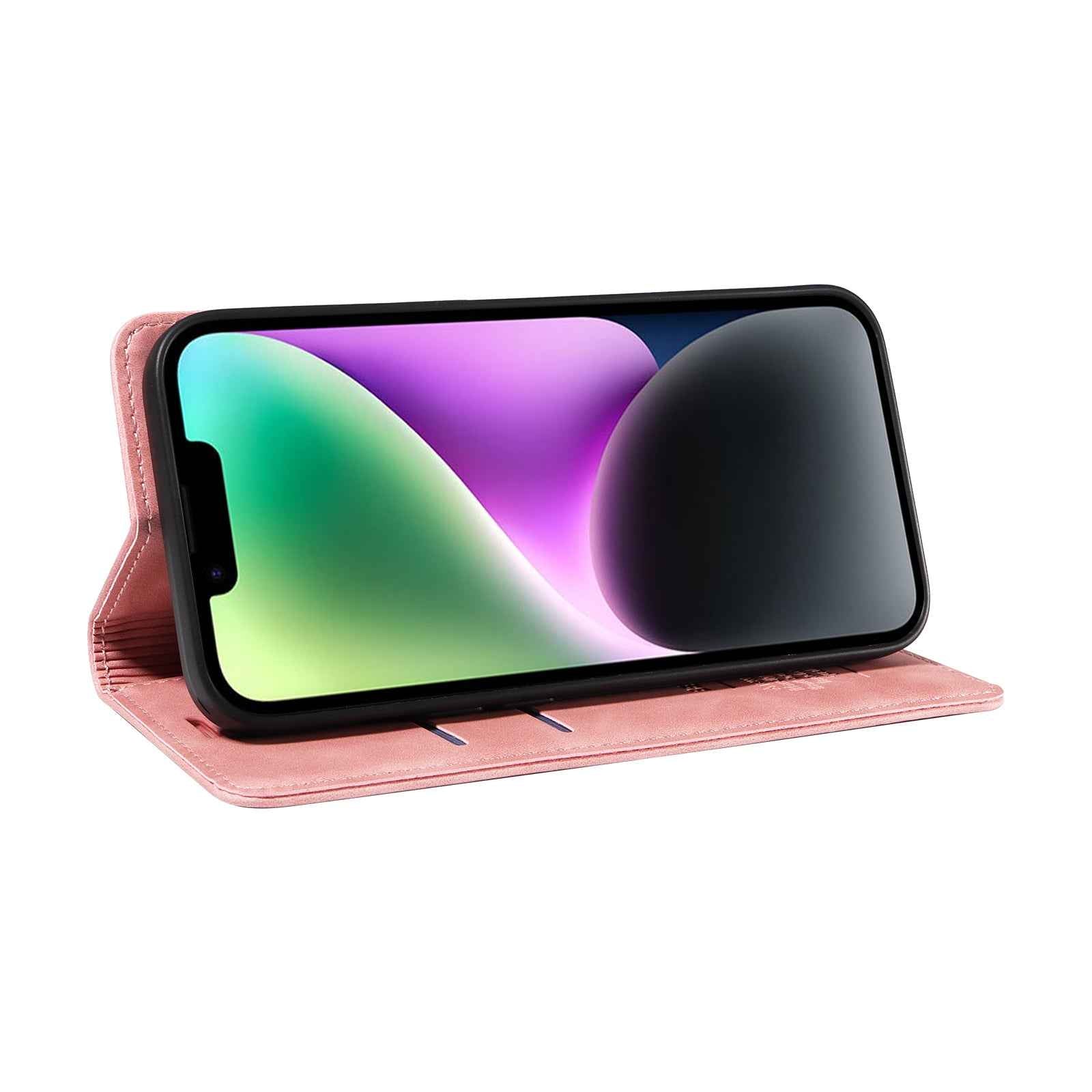 For Xiaomi 17 Pro Case BETOPNICE Magnetic Closure RFID Blocking Wallet Stand Leather Phone Cover - Pink