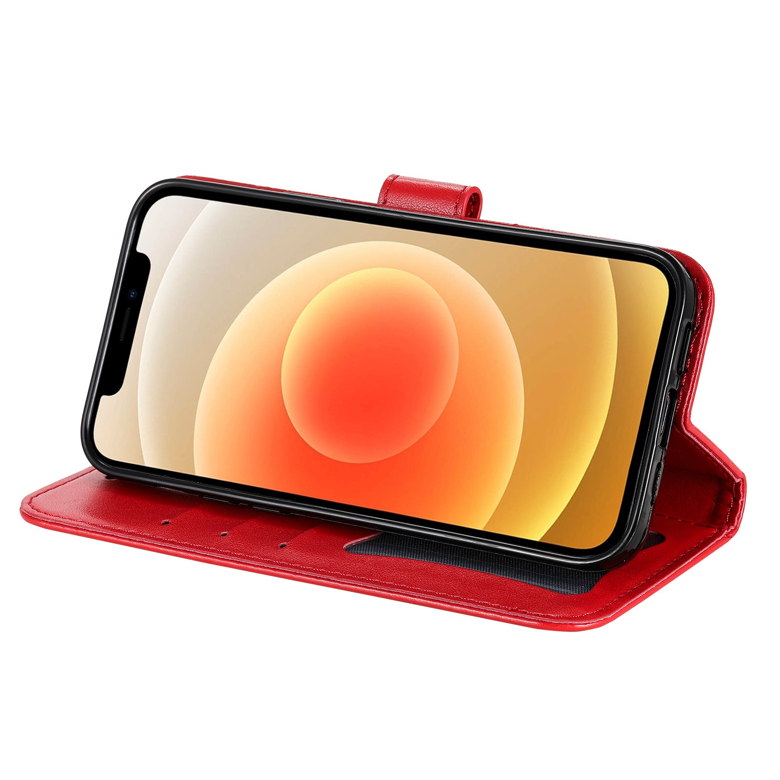 For-Samsung-Galaxy-S26-Edge-Case-Floral-Pattern-PU-Leather-Wallet-Stand-Phone-Cover-Red