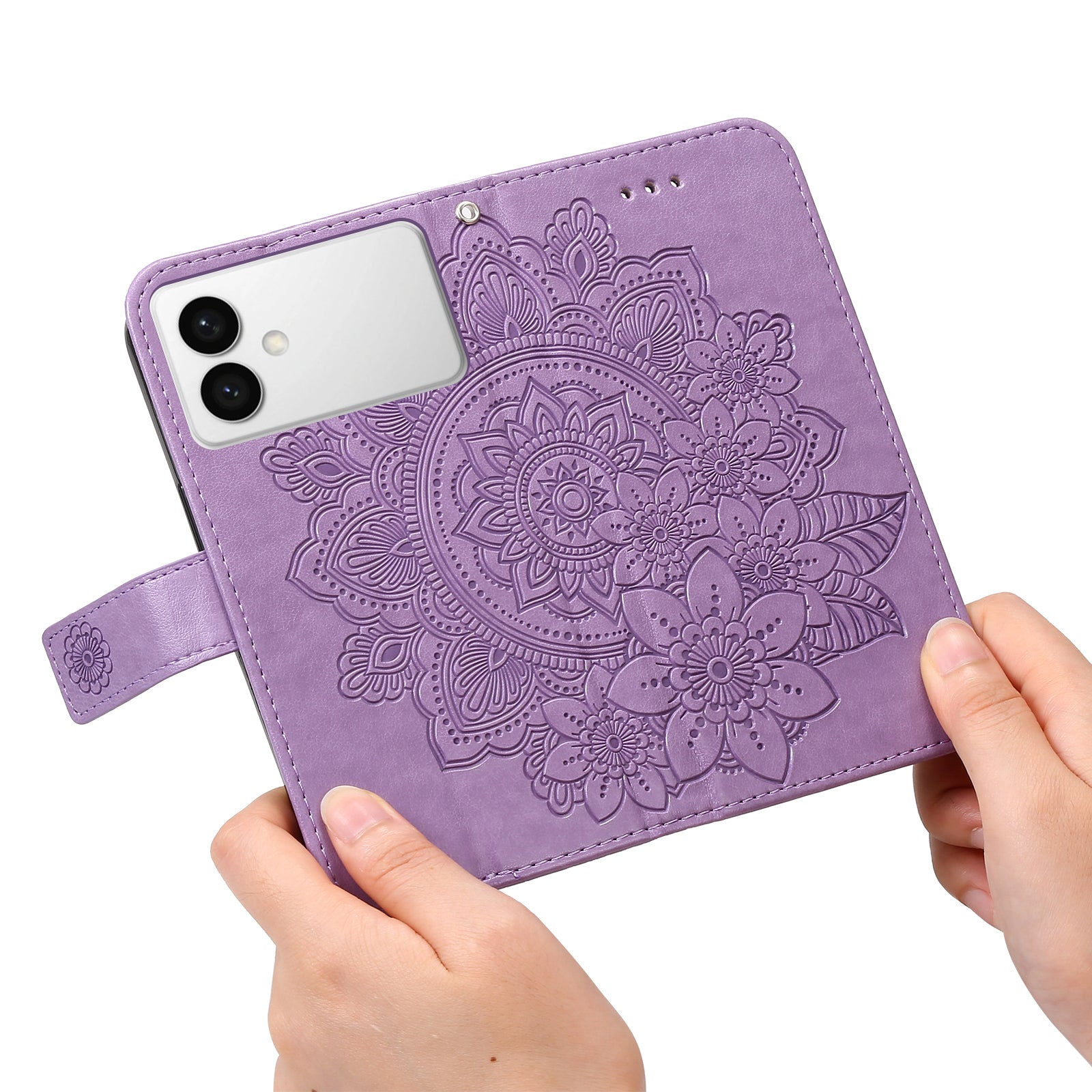 For-Samsung-Galaxy-S26-Edge-Case-Floral-Pattern-PU-Leather-Wallet-Stand-Phone-Cover-Purple