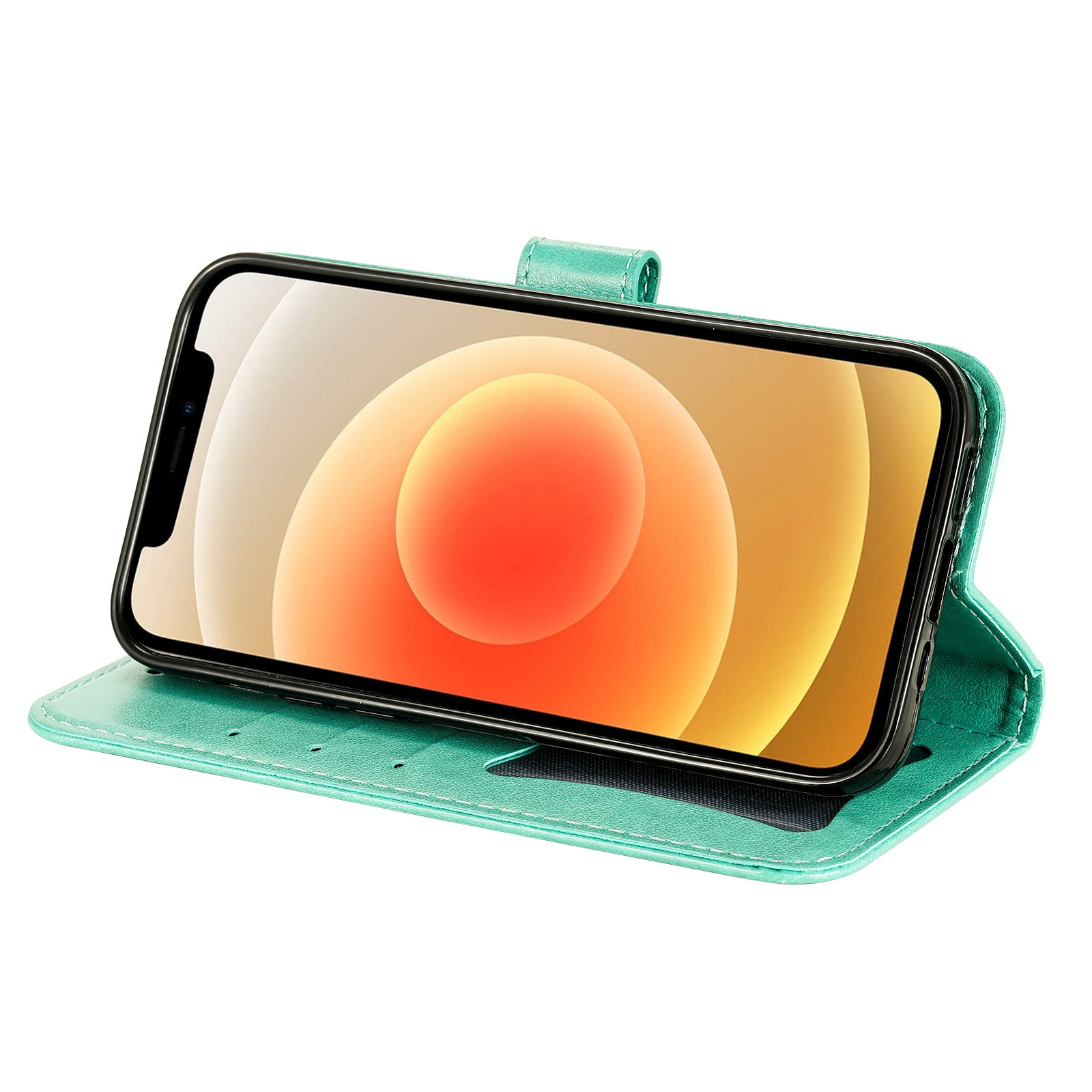 For-Samsung-Galaxy-S26-/-S26-Pro-Case-Floral-Pattern-PU-Leather-Wallet-Stand-Phone-Cover-Green