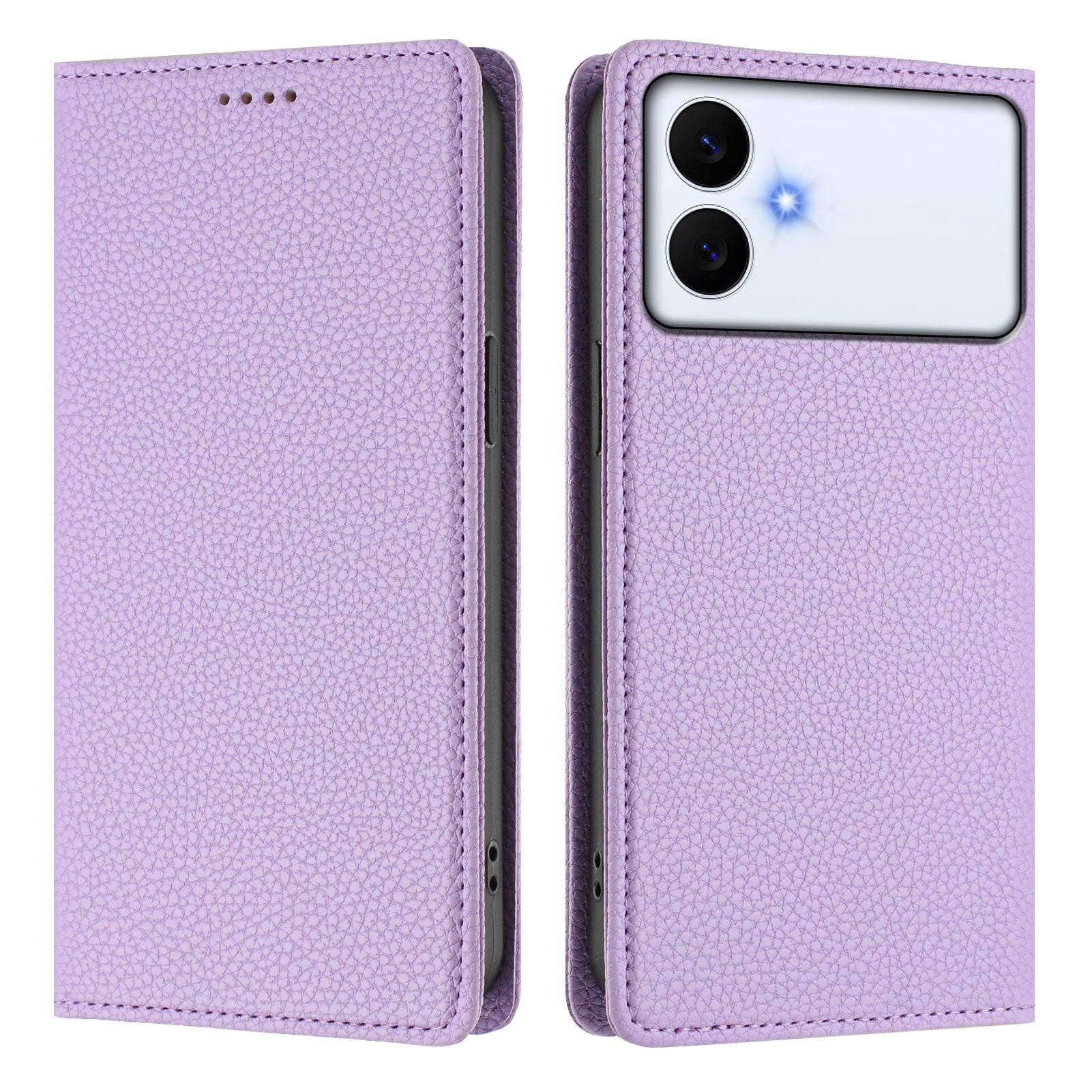 For-Samsung-Galaxy-S26-Edge-Wallet-Case-RFID-Blocking-Litchi-Texture-Leather-Mobile-Cover-Light-Purple