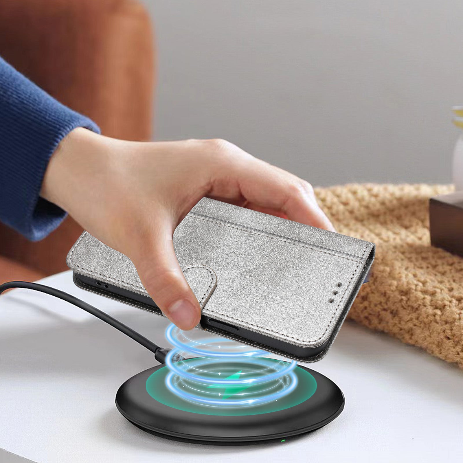 For-Samsung-Galaxy-S26-Ultra-Cases-Wallet-Stand-Retro-Texture-Leather-Phone-Cover-with-Lanyard-Grey