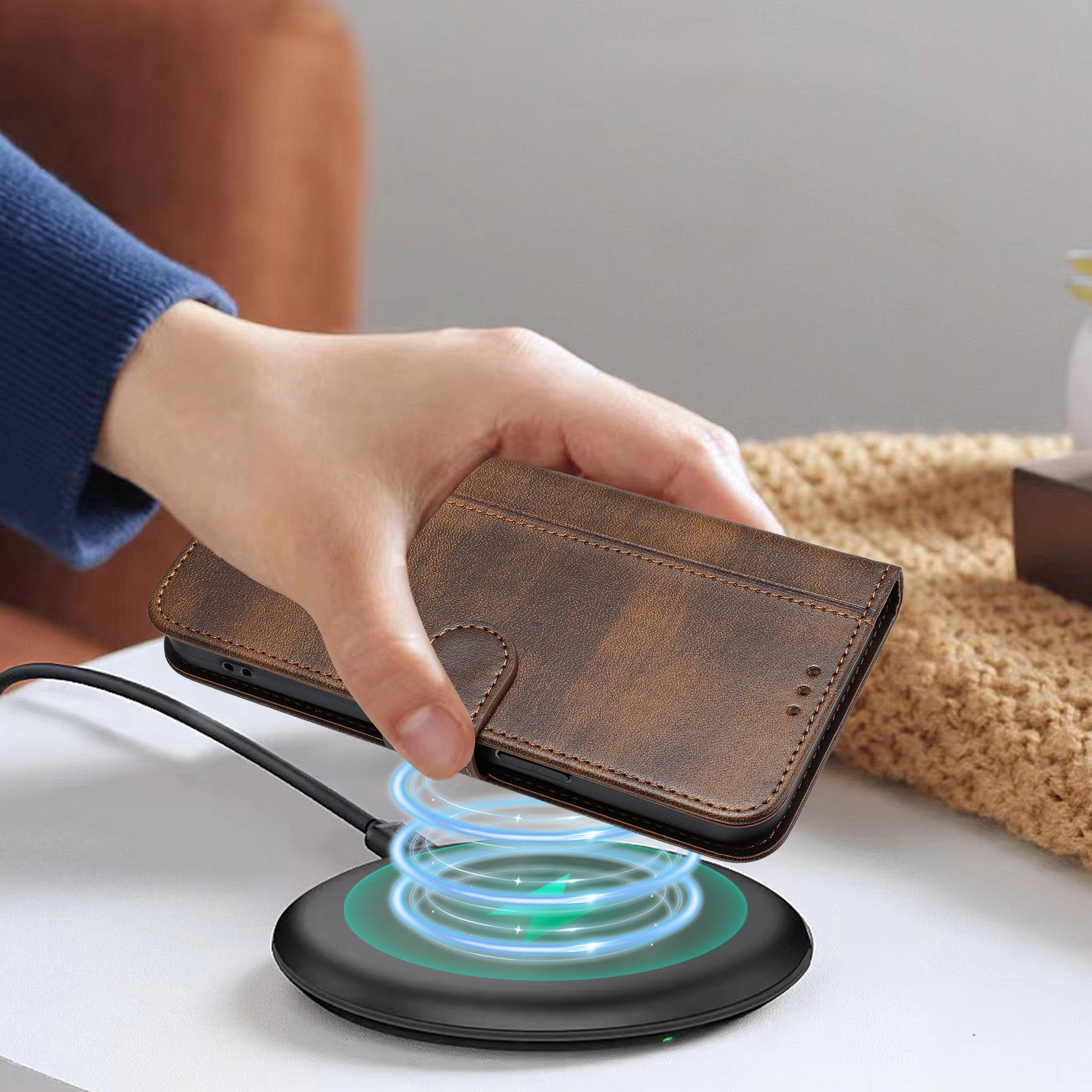 For-Samsung-Galaxy-S26-Ultra-Cases-Wallet-Stand-Retro-Texture-Leather-Phone-Cover-with-Lanyard-Brown