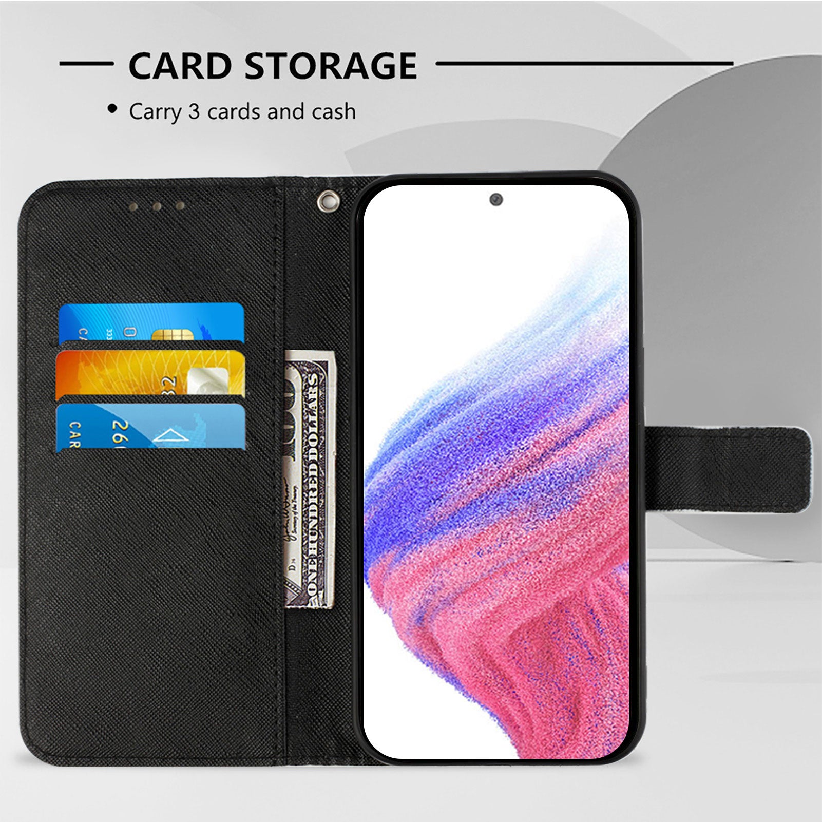 For-Samsung-Galaxy-S26-Ultra-Leather-Case-Pattern-Printing-Wallet-Stand-Mobile-Cover-with-Strap-Skull