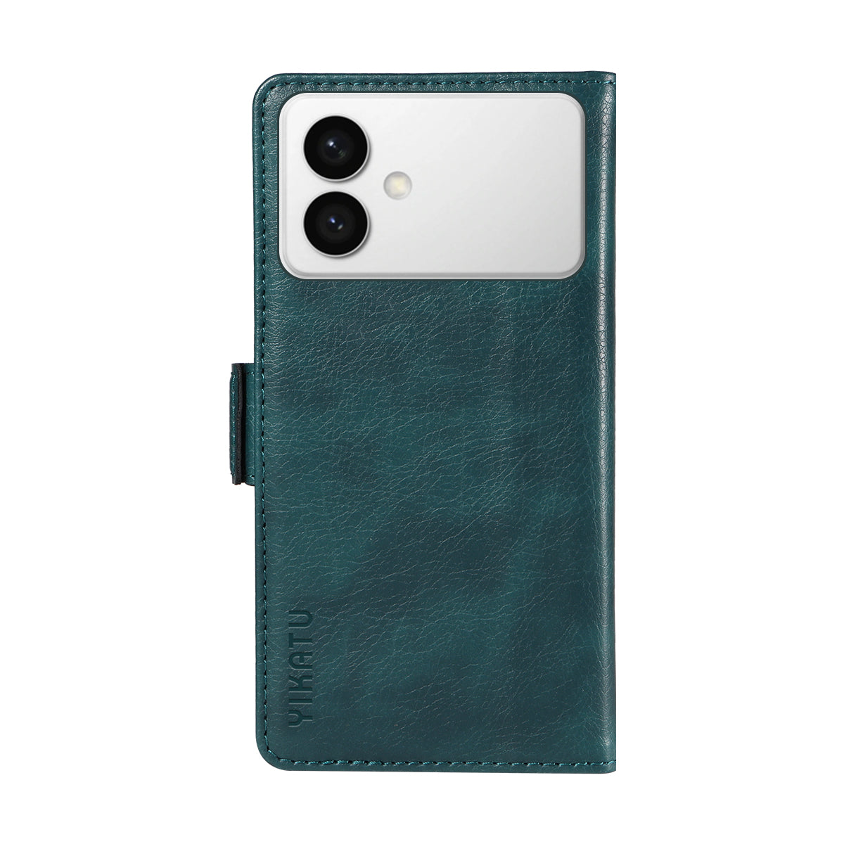 For-Samsung-Galaxy-S26-Edge-Case-YIKATU-YK-007-Litchi-Texture-PU-Leather-Wallet-Phone-Cover-Blue