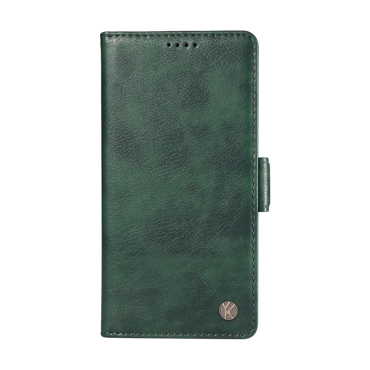 For-Samsung-Galaxy-S26-Edge-Case-YIKATU-YK-007-Litchi-Texture-PU-Leather-Wallet-Phone-Cover-Green