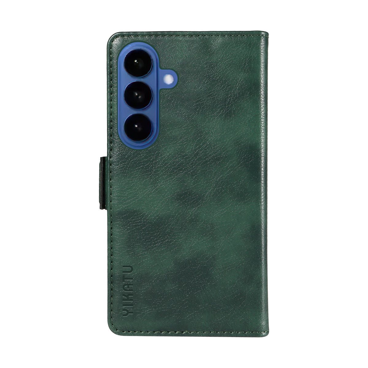 For-Samsung-Galaxy-S26-/-S26-Pro-Case-YIKATU-YK-007-Litchi-Texture-PU-Leather-Wallet-Phone-Cover-Green