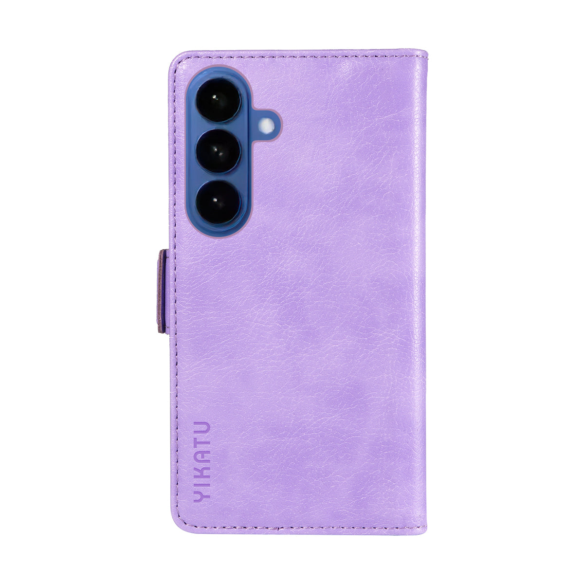 For-Samsung-Galaxy-S26-/-S26-Pro-Case-YIKATU-YK-007-Litchi-Texture-PU-Leather-Wallet-Phone-Cover-Purple