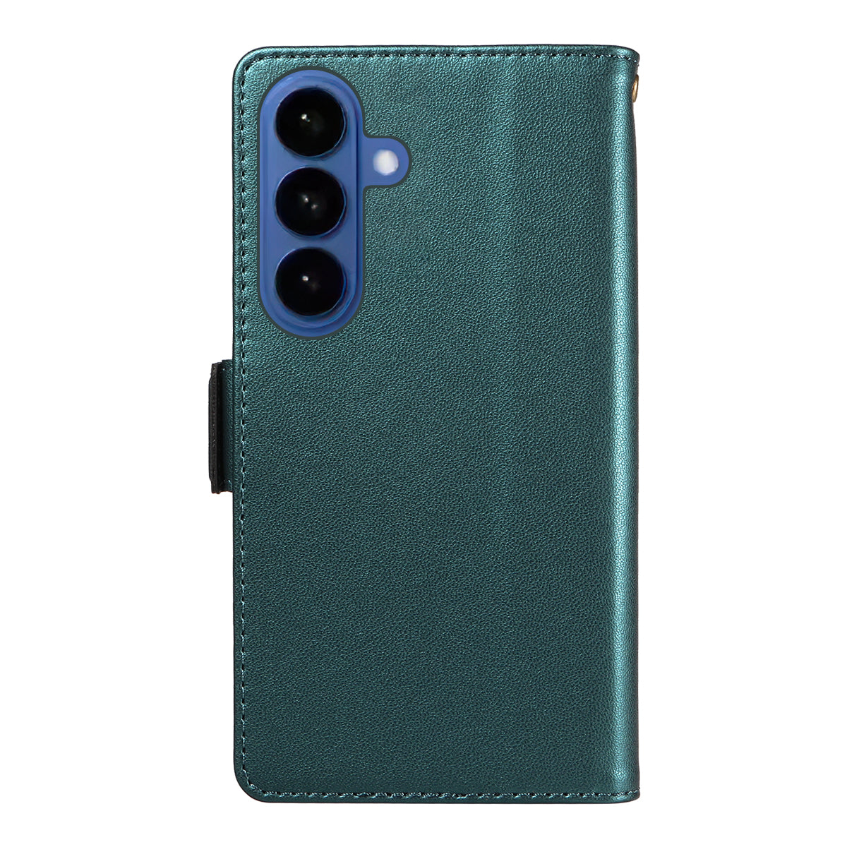 For-Samsung-Galaxy-S26-/-S26-Pro-Case-with-Multi-Card-Holder-and-Strap-PU-Leather-Phone-Cover-Stand-Green