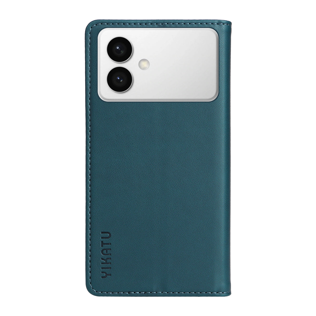 For-Samsung-Galaxy-S26-Edge-Phone-Cases-YIKATU-Magnetic-Closure-PU-Leather-Mobile-Cover-Green