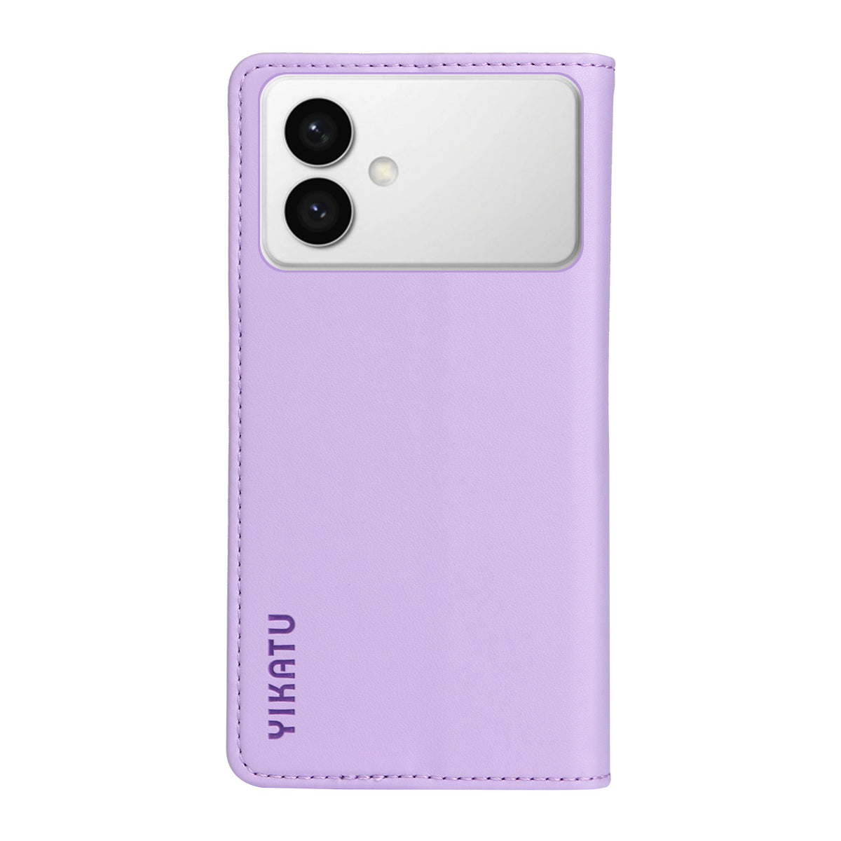 For-Samsung-Galaxy-S26-Edge-Phone-Cases-YIKATU-Magnetic-Closure-PU-Leather-Mobile-Cover-Light-Purple