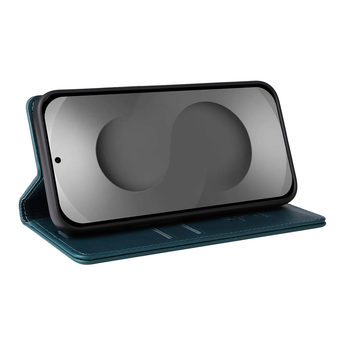 For-Samsung-Galaxy-S26-Ultra-Phone-Cases-YIKATU-Magnetic-Closure-PU-Leather-Mobile-Cover-Green