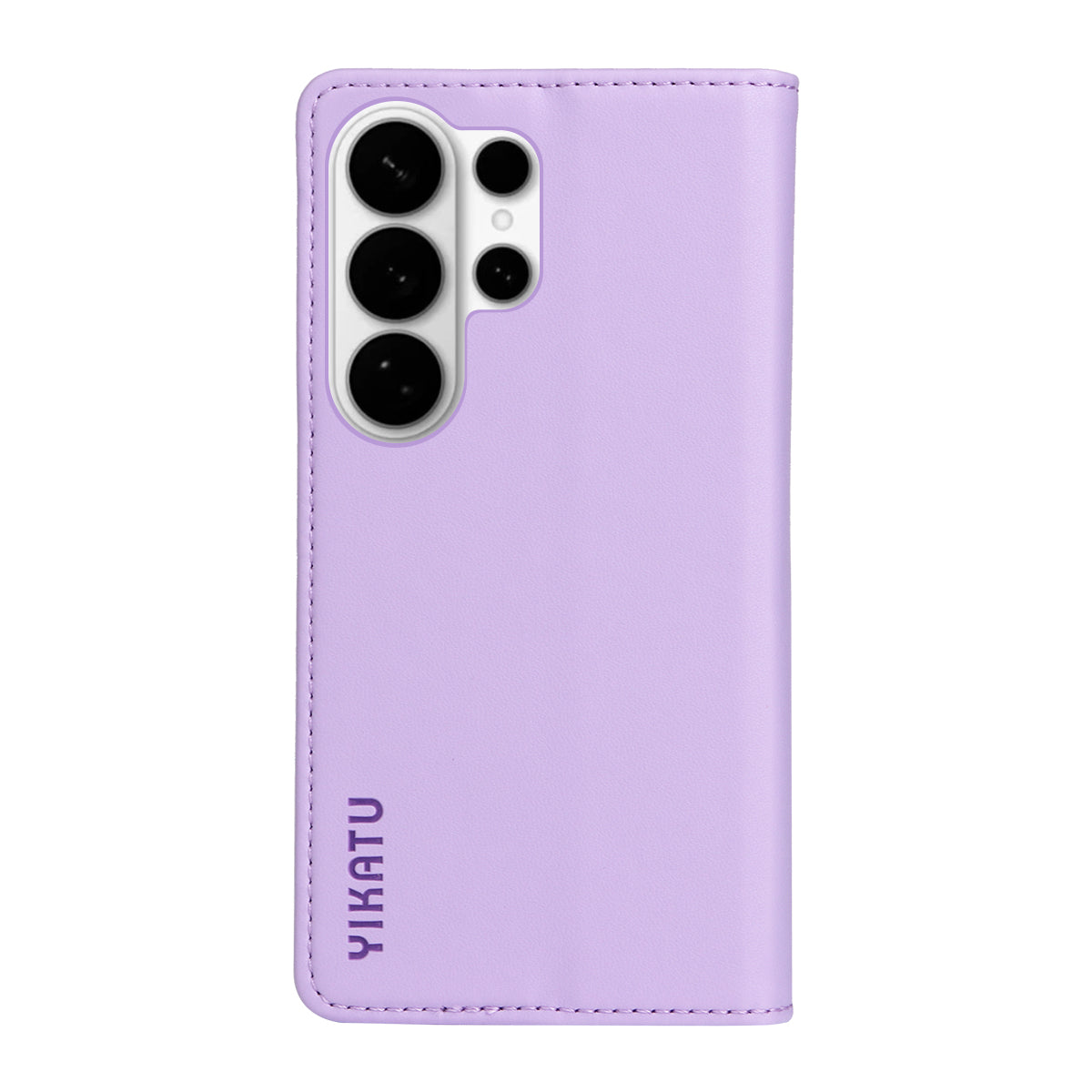 For-Samsung-Galaxy-S26-Ultra-Phone-Cases-YIKATU-Magnetic-Closure-PU-Leather-Mobile-Cover-Light-Purple