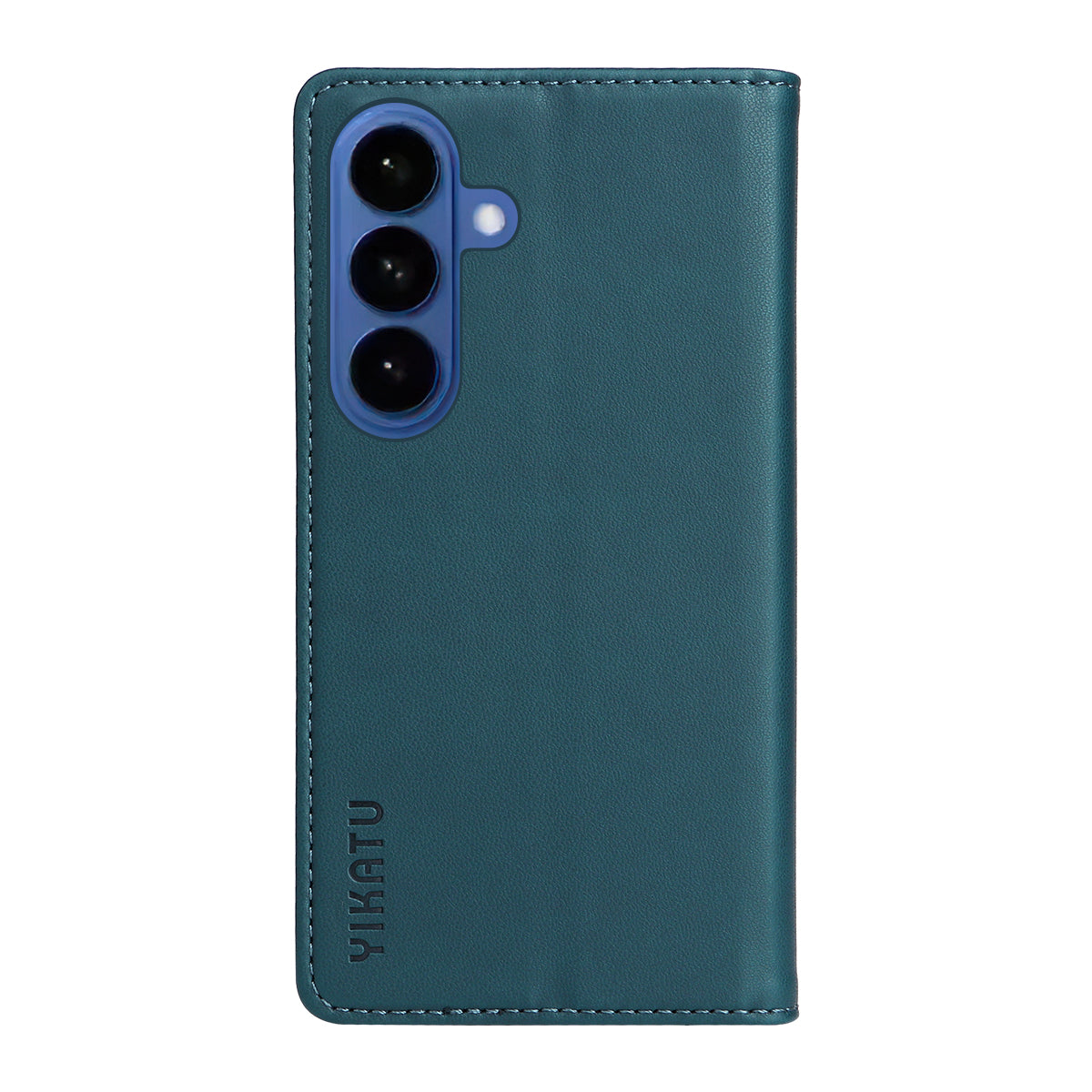 For-Samsung-Galaxy-S26-/-S26-Pro-Phone-Cases-YIKATU-Magnetic-Closure-PU-Leather-Mobile-Cover-Green