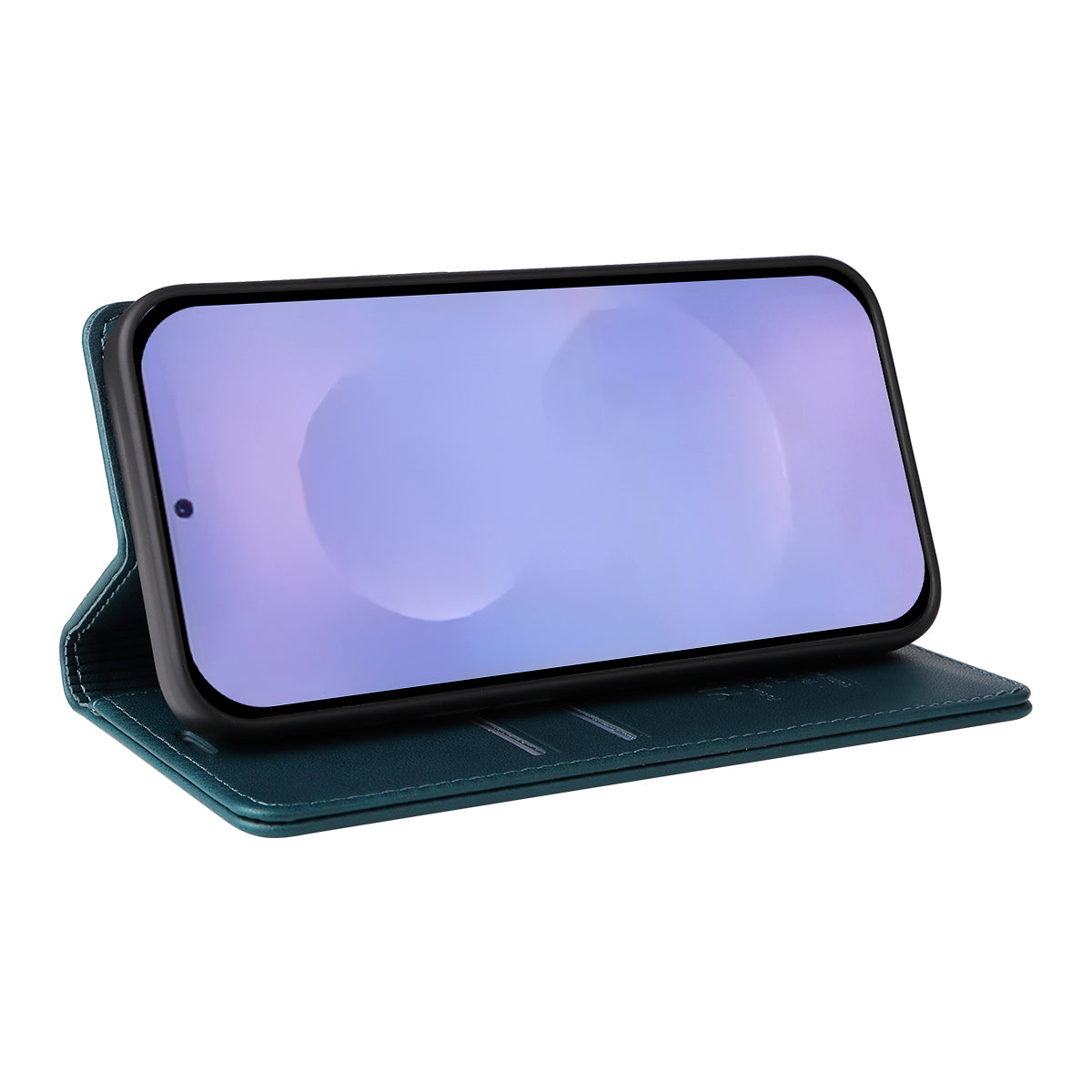 For-Samsung-Galaxy-S26-/-S26-Pro-Phone-Cases-YIKATU-Magnetic-Closure-PU-Leather-Mobile-Cover-Green