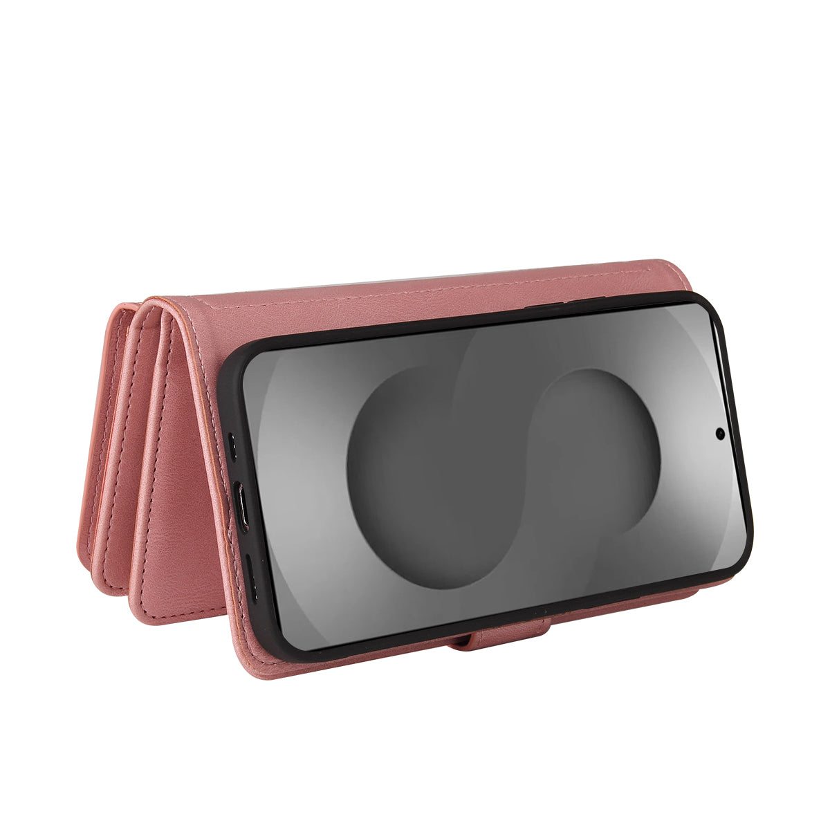 For-Samsung-Galaxy-S26-Ultra-Zipper-Wallet-Case-with-15-Card-Slots-and-Strap-Leather-Phone-Cover-Pink