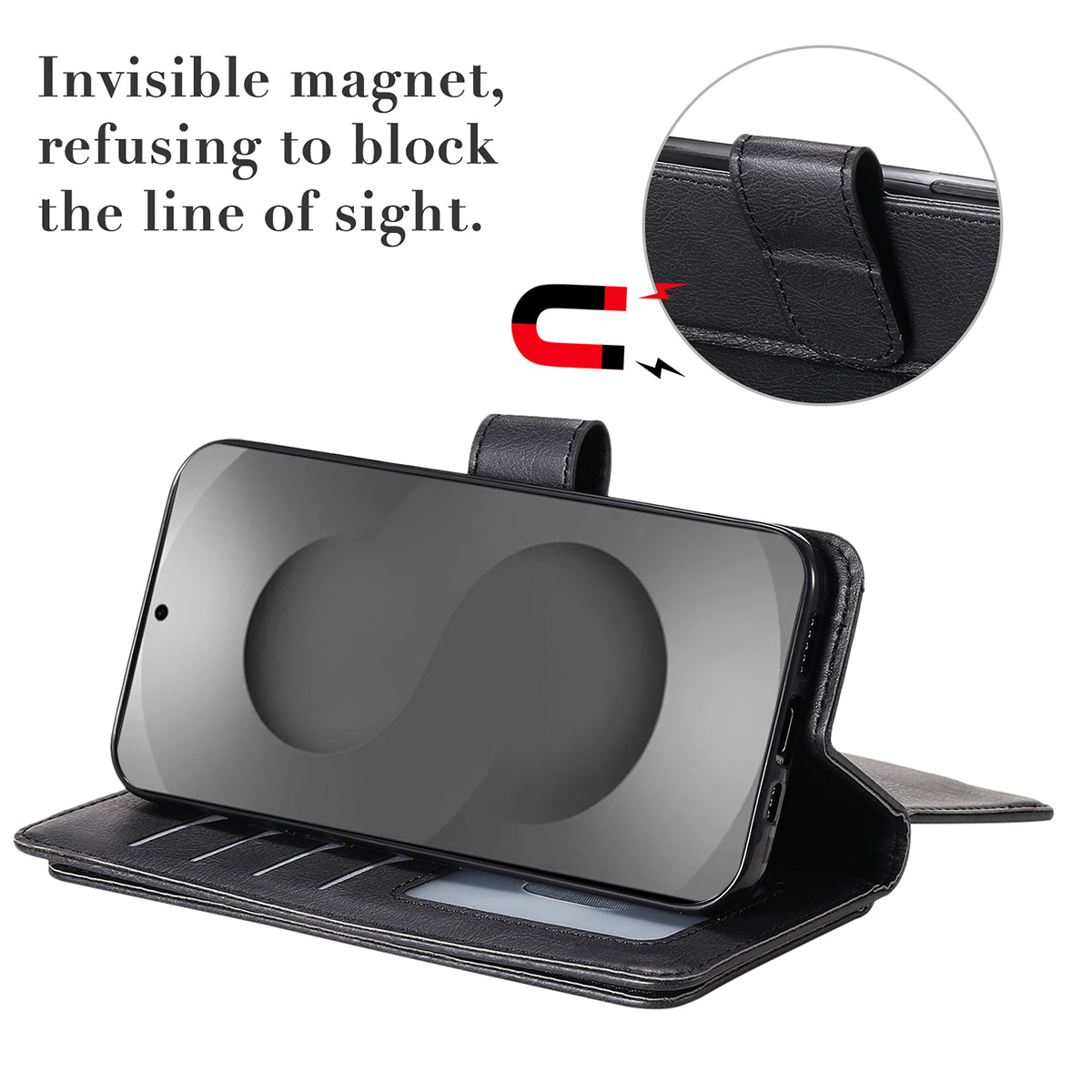 For-Samsung-Galaxy-S26-Ultra-Leather-Case-with-10-Card-Holder-Phone-Cover-Stand-Black