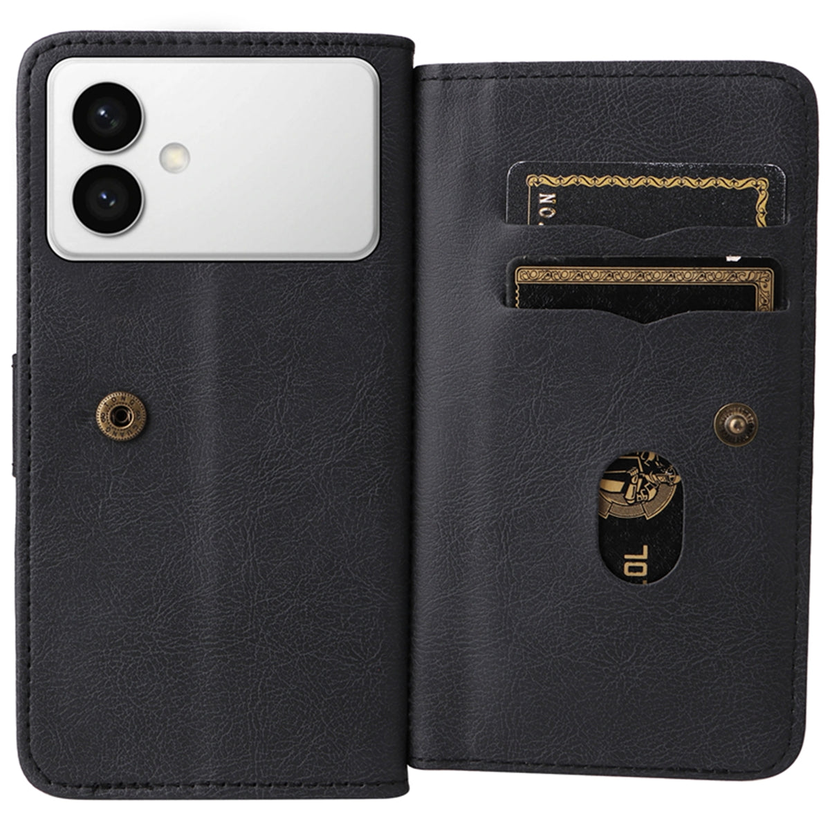 For-Samsung-Galaxy-S26-Edge-Leather-Case-with-10-Card-Holder-Phone-Cover-Stand-Black