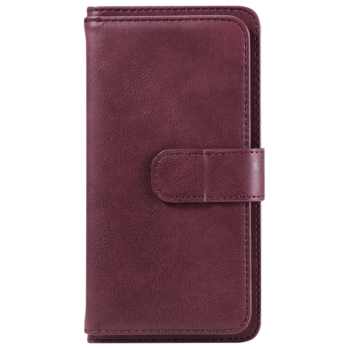 For-Samsung-Galaxy-S26-Edge-Leather-Case-with-10-Card-Holder-Phone-Cover-Stand-Wine-Red