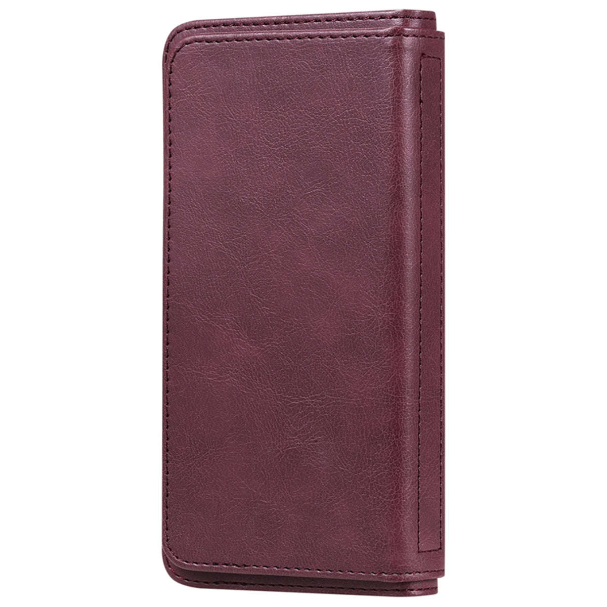 For-Samsung-Galaxy-S26-Edge-Leather-Case-with-10-Card-Holder-Phone-Cover-Stand-Wine-Red