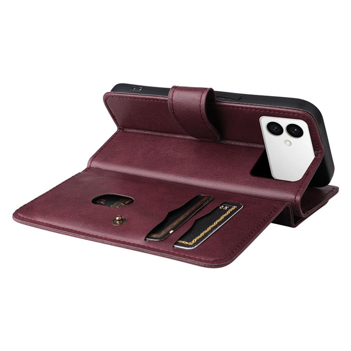 For-Samsung-Galaxy-S26-Edge-Leather-Case-with-10-Card-Holder-Phone-Cover-Stand-Wine-Red