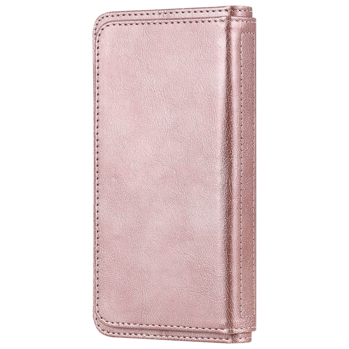 For-Samsung-Galaxy-S26-Edge-Leather-Case-with-10-Card-Holder-Phone-Cover-Stand-Rose-Gold