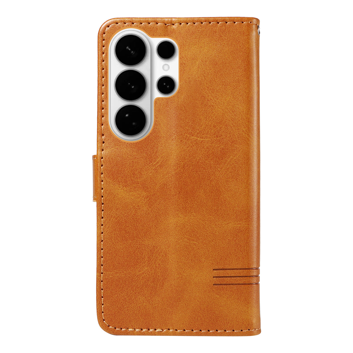 For-Samsung-Galaxy-S26-Ultra-Wallet-Case-T-Shape-Lines-Leather-Phone-Cover-Stand-Brown