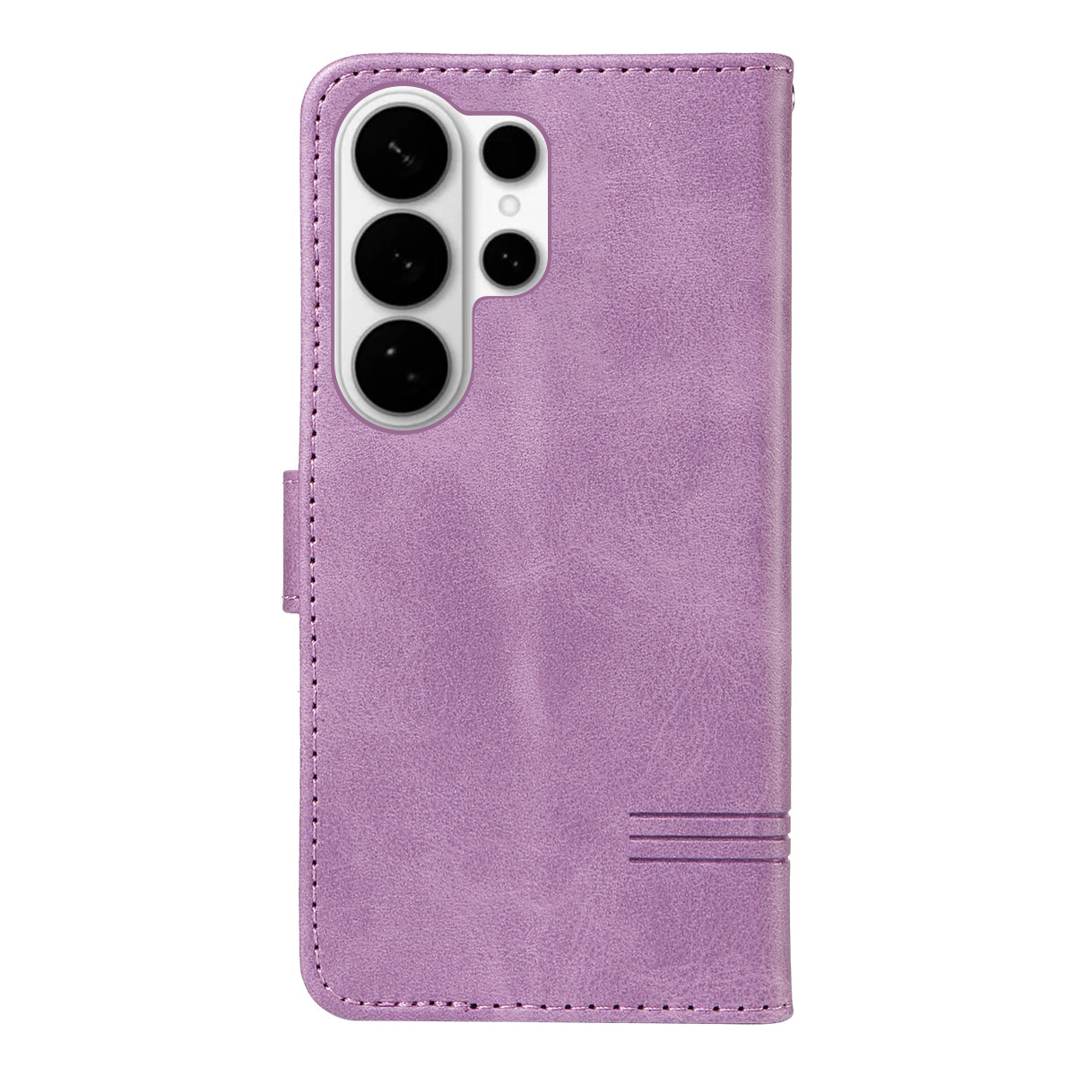 For-Samsung-Galaxy-S26-Ultra-Wallet-Case-T-Shape-Lines-Leather-Phone-Cover-Stand-Light-Purple