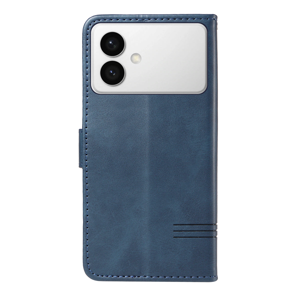 For-Samsung-Galaxy-S26-Edge-Wallet-Case-T-Shape-Lines-Leather-Phone-Cover-Stand-Blue