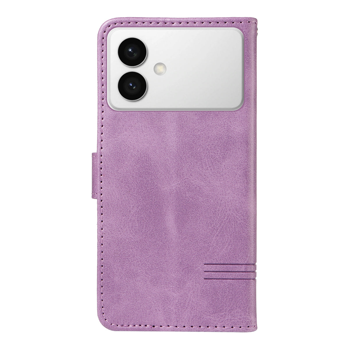 For-Samsung-Galaxy-S26-Edge-Wallet-Case-T-Shape-Lines-Leather-Phone-Cover-Stand-Light-Purple