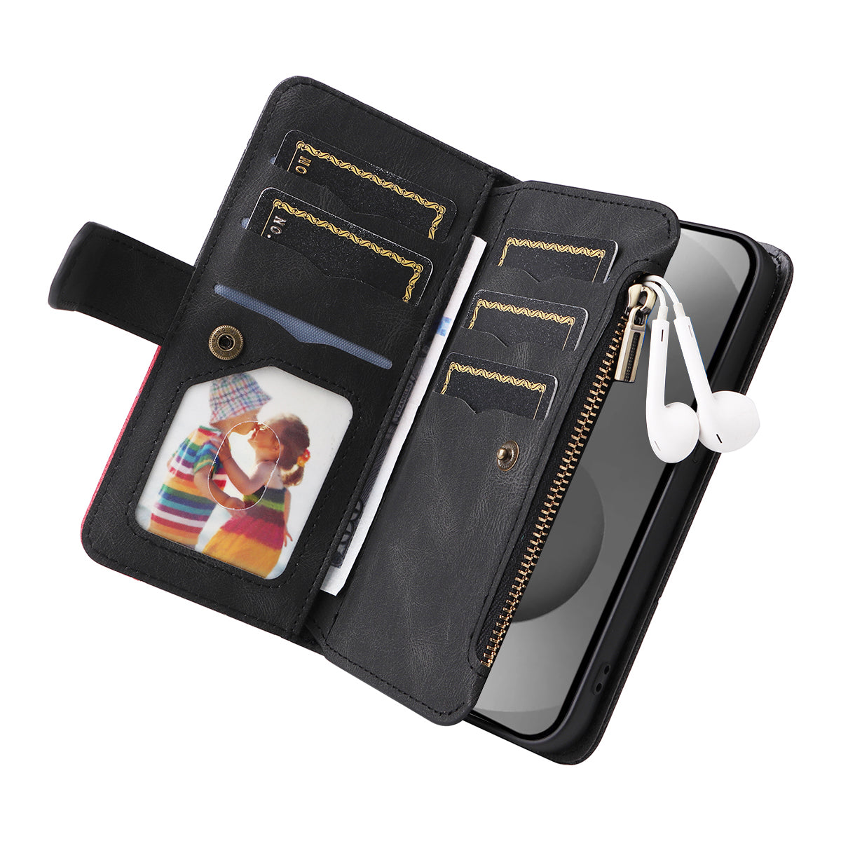 For-Samsung-Galaxy-S26-Ultra-Leather-Case-with-Strap-Zipper-9-Card-Slot-Phone-Cover-Stand-Black