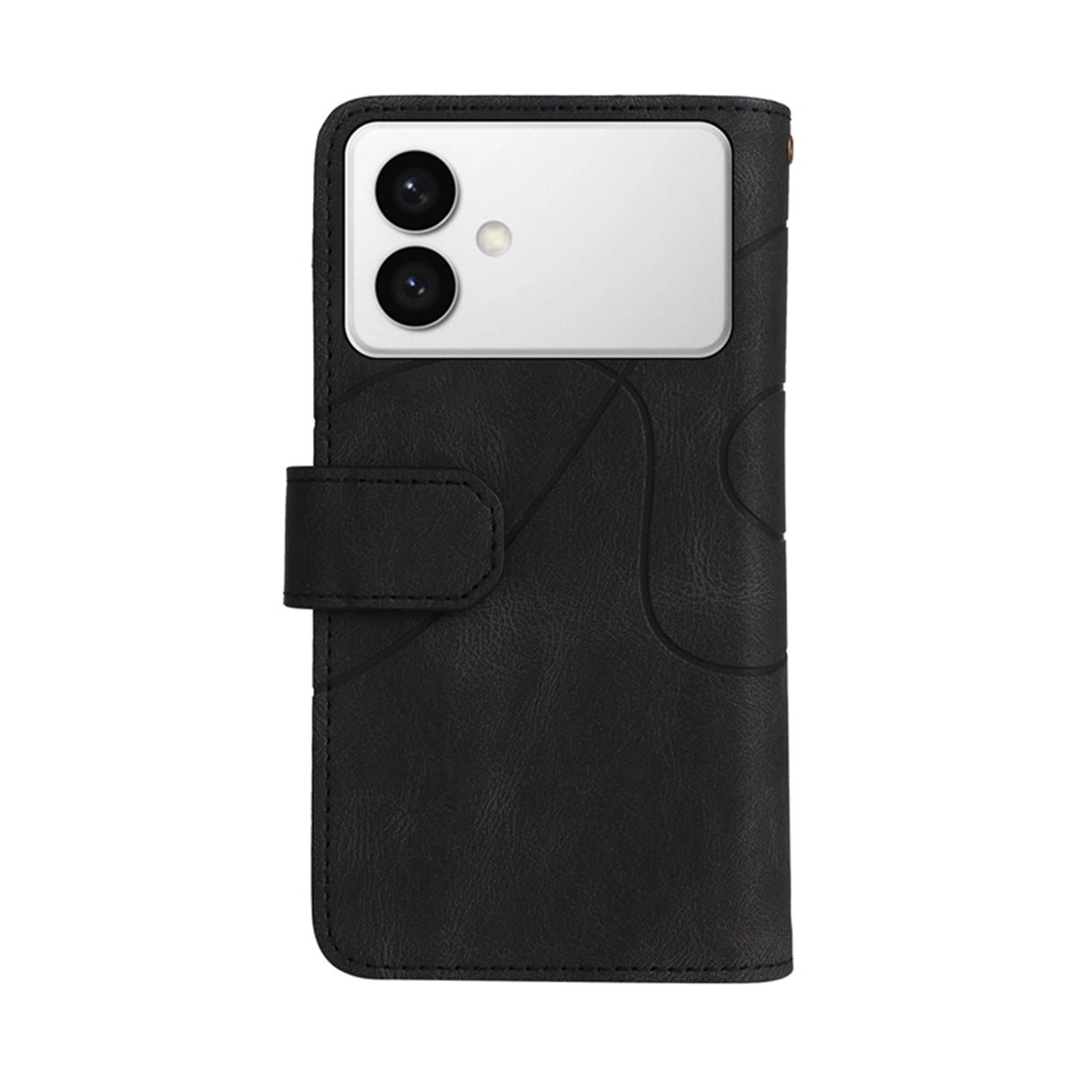 For-Samsung-Galaxy-S26-Edge-Leather-Case-with-Strap-Zipper-9-Card-Slot-Phone-Cover-Stand-Black