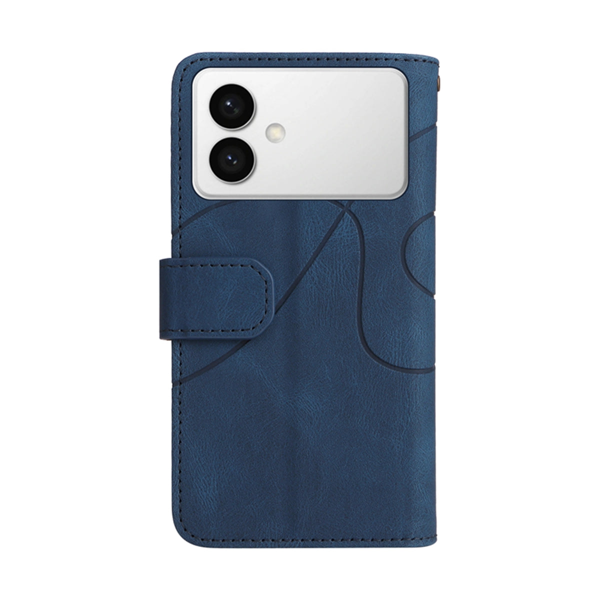 For-Samsung-Galaxy-S26-Edge-Leather-Case-with-Strap-Zipper-9-Card-Slot-Phone-Cover-Stand-Blue