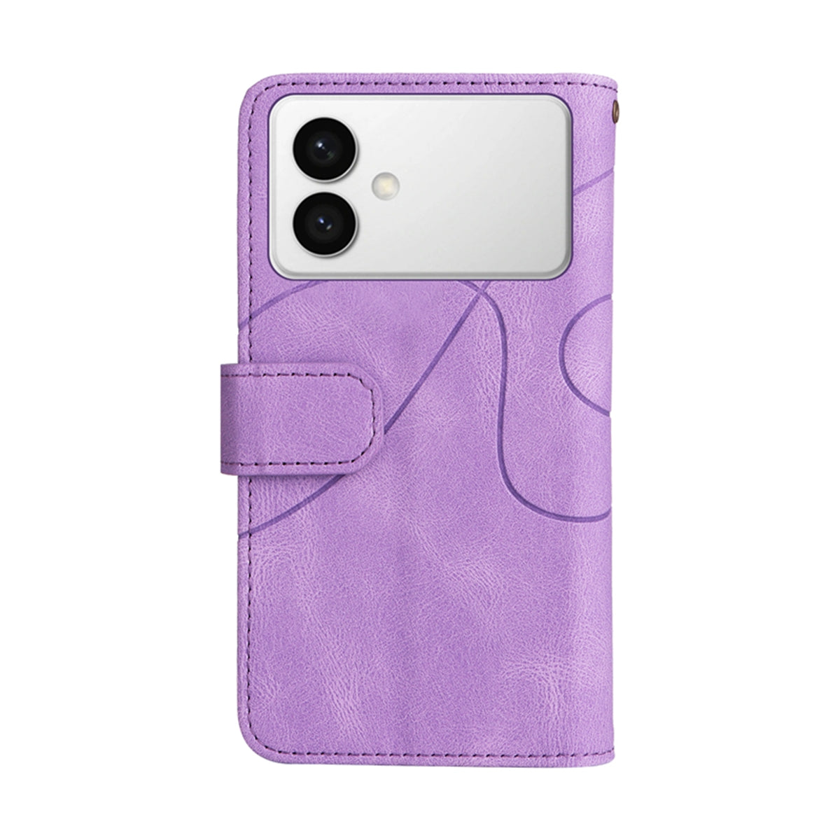 For-Samsung-Galaxy-S26-Edge-Leather-Case-with-Strap-Zipper-9-Card-Slot-Phone-Cover-Stand-Purple
