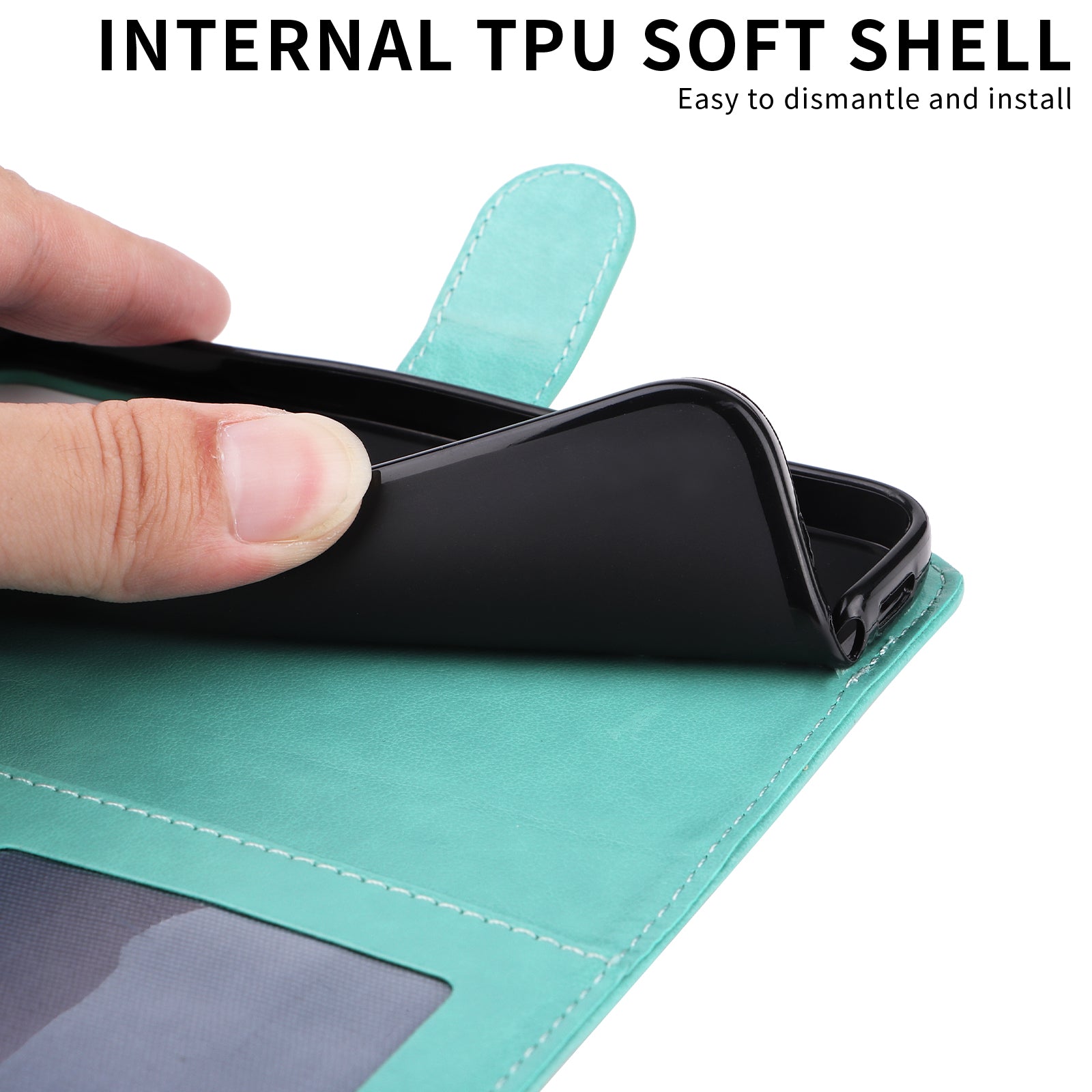 For-Samsung-Galaxy-S26-/-S26-Pro-Case-Sunflower-Imprint-Leather-Wallet-Phone-Cover-Green