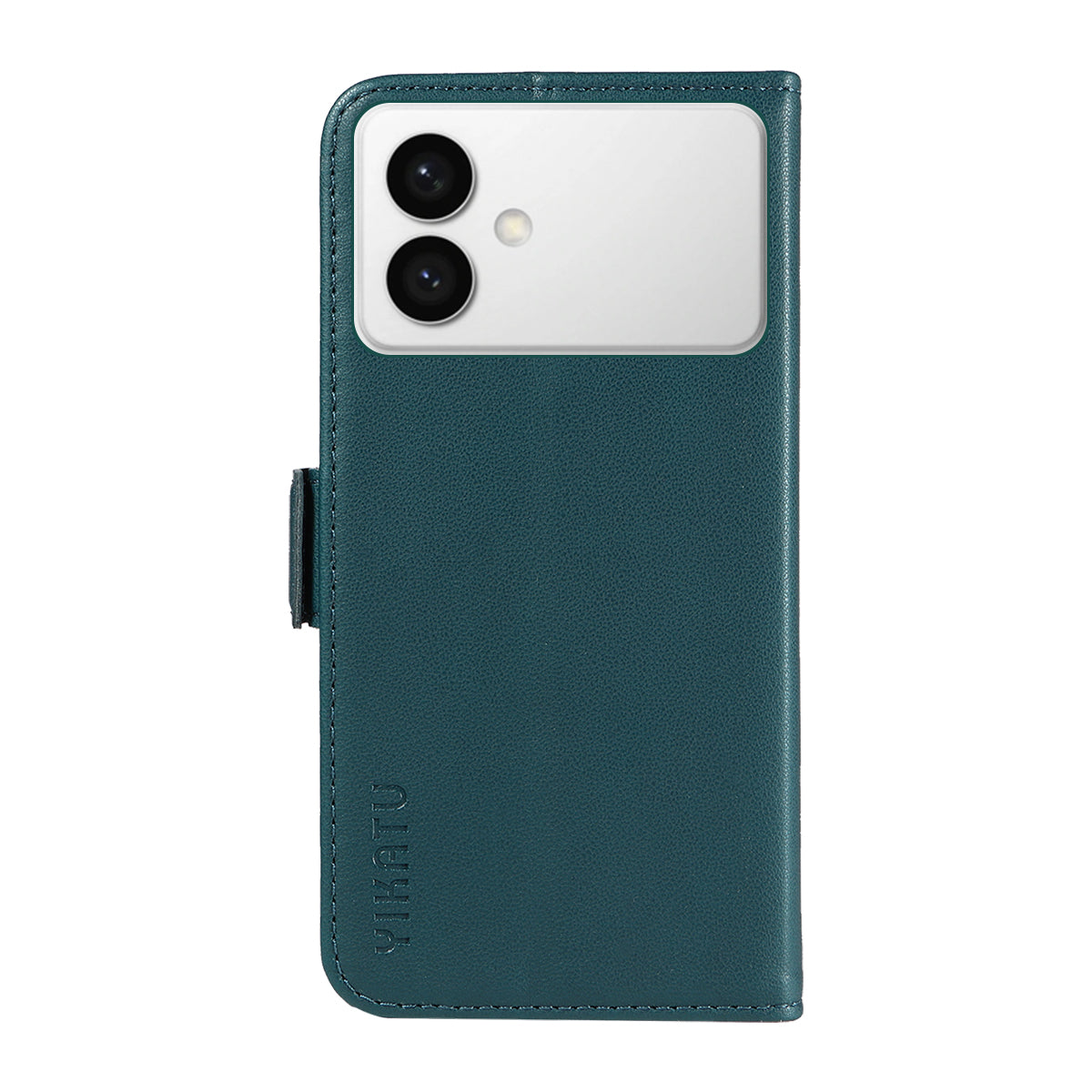 For-Samsung-Galaxy-S26-Edge-Wallet-Phone-Case-YIKATU-YK-003-Leather-Stand-Cover-Green
