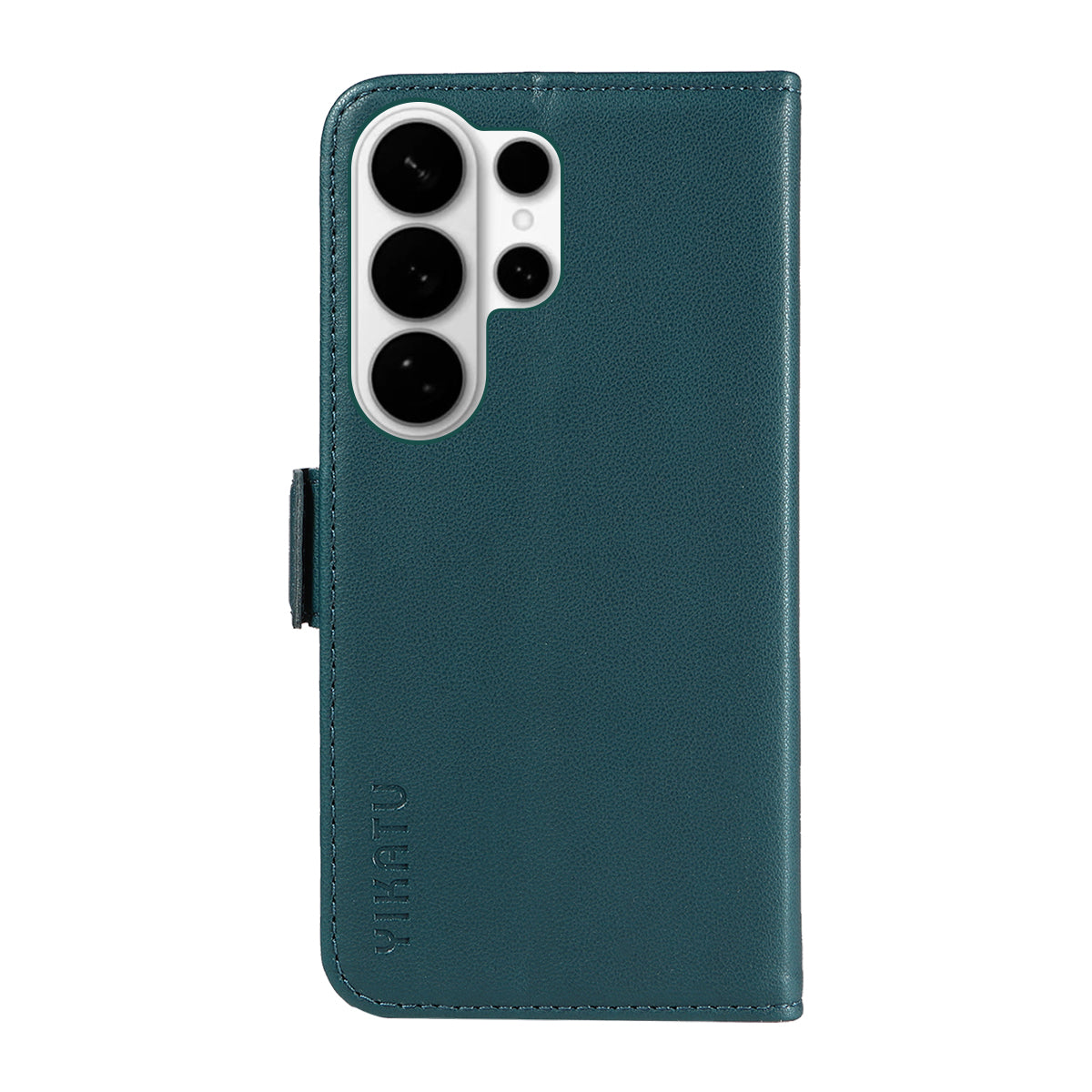 For-Samsung-Galaxy-S26-Ultra-Wallet-Phone-Case-YIKATU-YK-003-Leather-Stand-Cover-Green