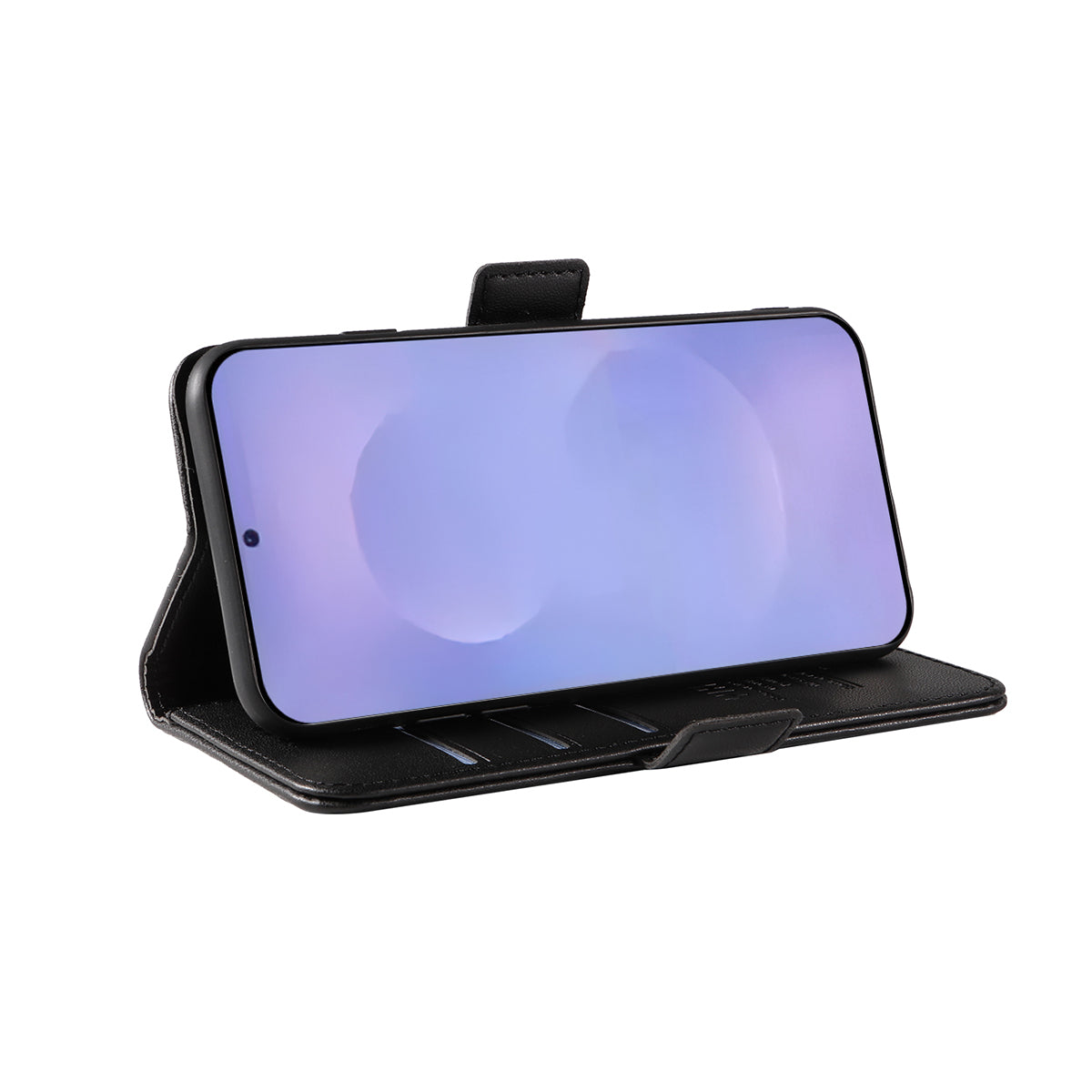 For-Samsung-Galaxy-S26-/-S26-Pro-Wallet-Phone-Case-YIKATU-YK-003-Leather-Stand-Cover-Black