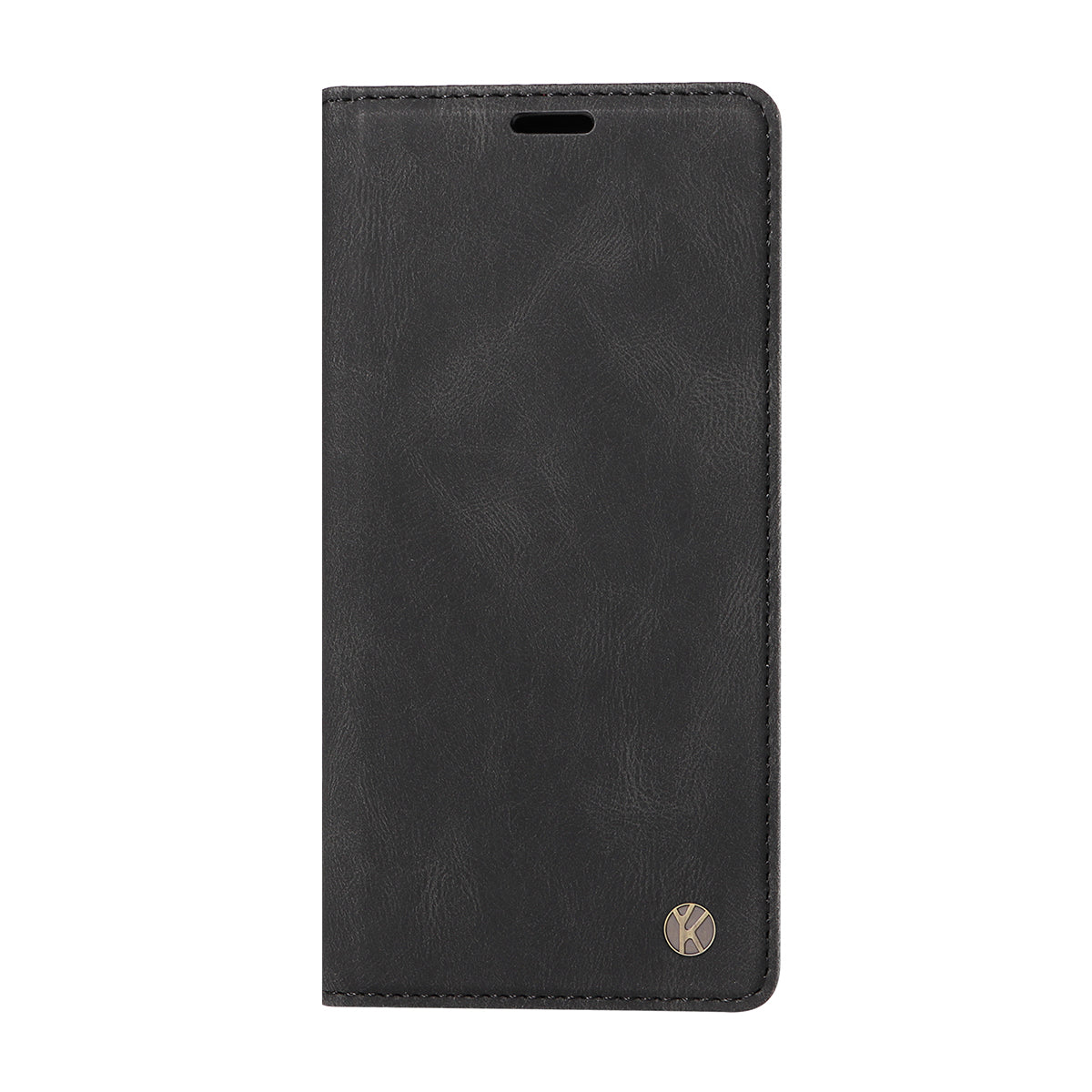 For-Samsung-Galaxy-S26-Edge-Leather-Cover-YIKATU-YK-004-Skin-Touch-Wallet-Phone-Cases-Black