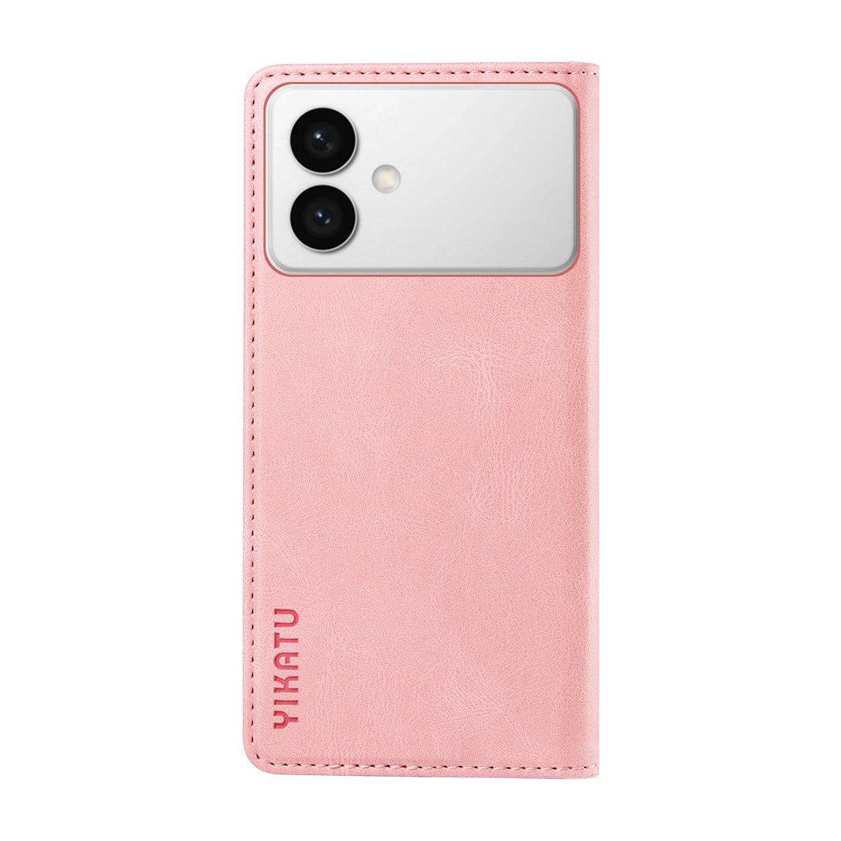 For-Samsung-Galaxy-S26-Edge-Leather-Cover-YIKATU-YK-004-Skin-Touch-Wallet-Phone-Cases-Pink