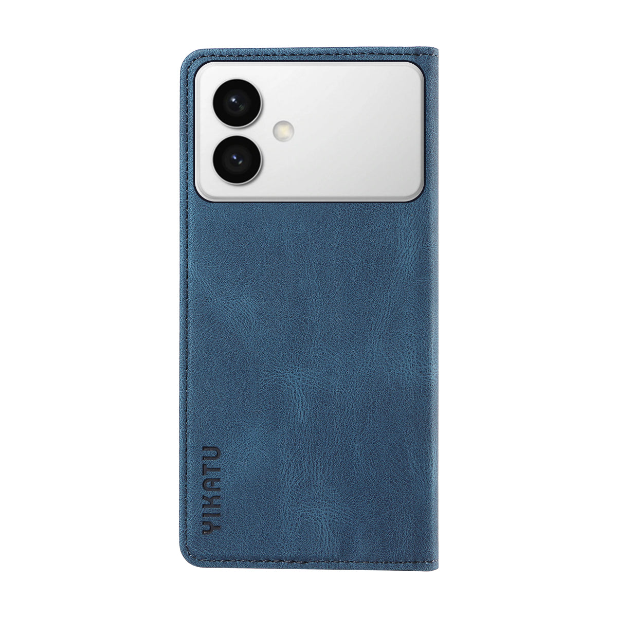 For-Samsung-Galaxy-S26-Edge-Leather-Cover-YIKATU-YK-004-Skin-Touch-Wallet-Phone-Cases-Blue