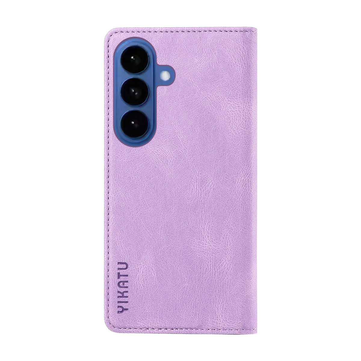 For-Samsung-Galaxy-S26-/-S26-Pro-Leather-Cover-YIKATU-YK-004-Skin-Touch-Wallet-Phone-Cases-Purple