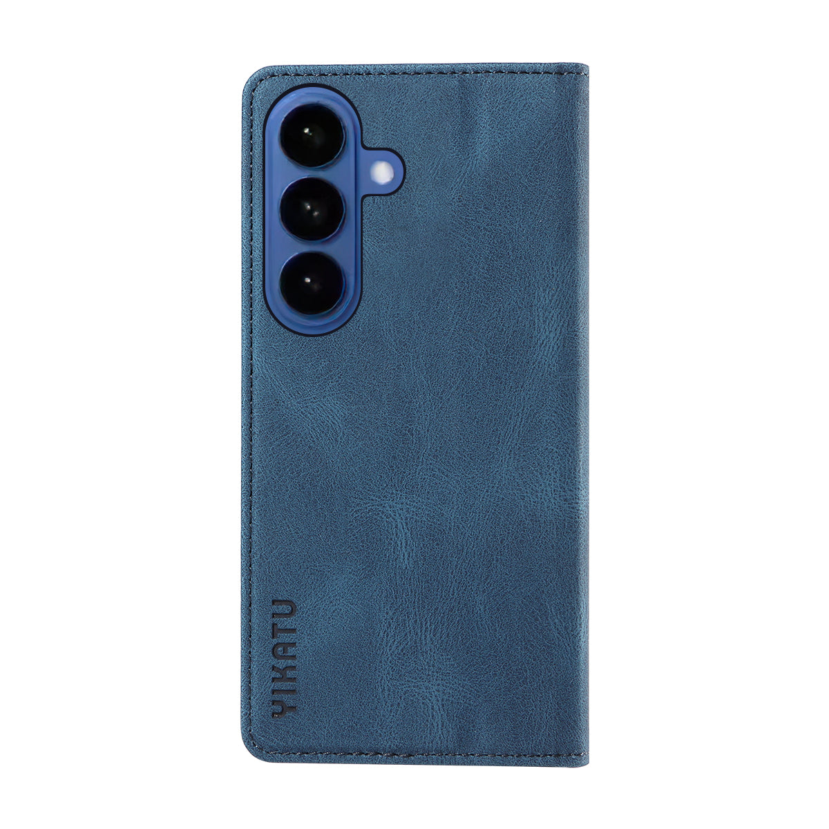 For-Samsung-Galaxy-S26-/-S26-Pro-Leather-Cover-YIKATU-YK-004-Skin-Touch-Wallet-Phone-Cases-Blue