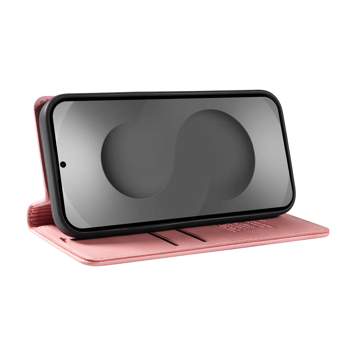 For-Samsung-Galaxy-S26-Ultra-Leather-Cover-YIKATU-YK-004-Skin-Touch-Wallet-Phone-Cases-Pink