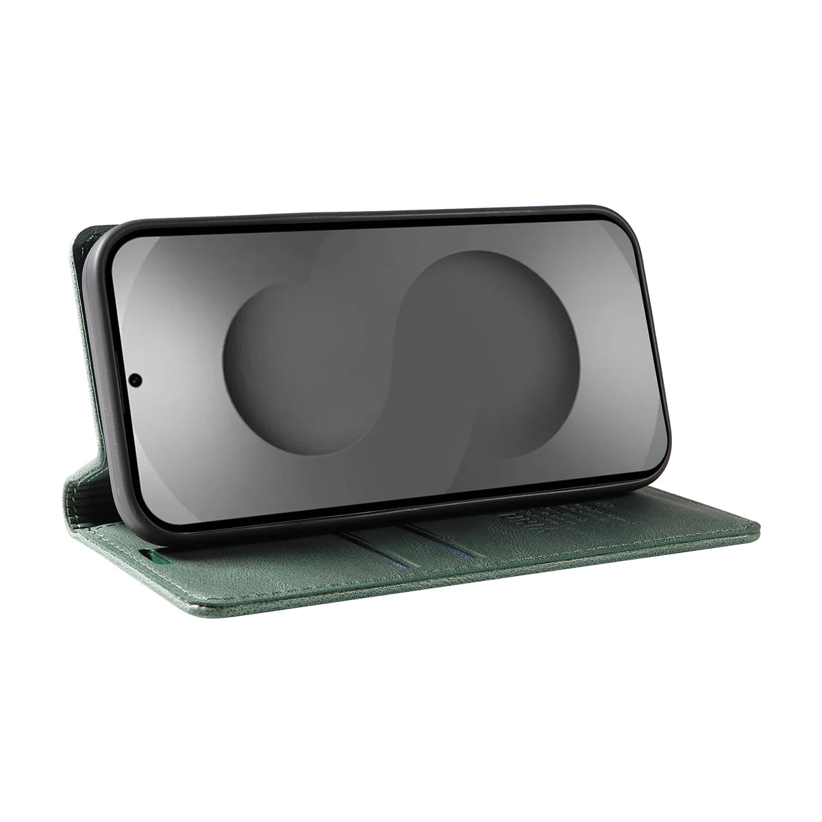 For-Samsung-Galaxy-S26-Ultra-Leather-Cover-YIKATU-YK-004-Skin-Touch-Wallet-Phone-Cases-Green