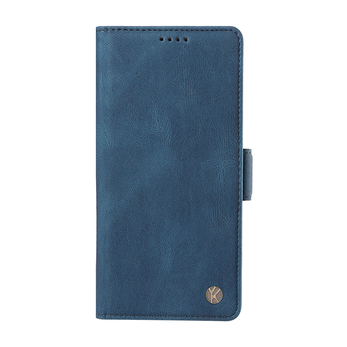 For-Samsung-Galaxy-S26-Edge-Leather-Case-YIKATU-YK-005-Skin-touch-Feeling-Wallet-Phone-Cover-Blue