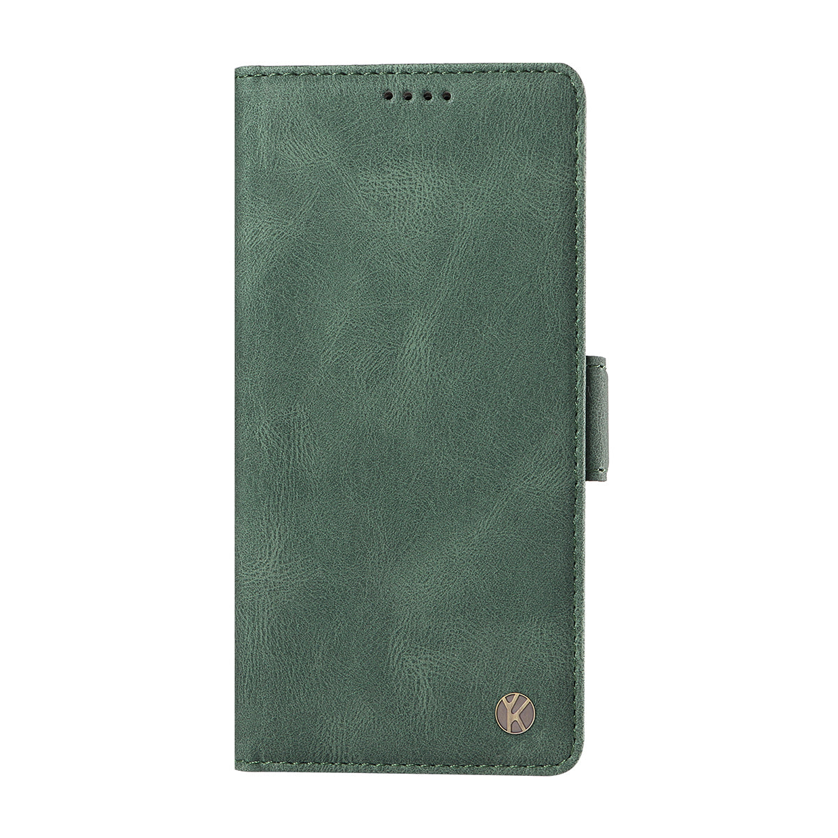 For-Samsung-Galaxy-S26-Ultra-Leather-Case-YIKATU-YK-005-Skin-touch-Feeling-Wallet-Phone-Cover-Green