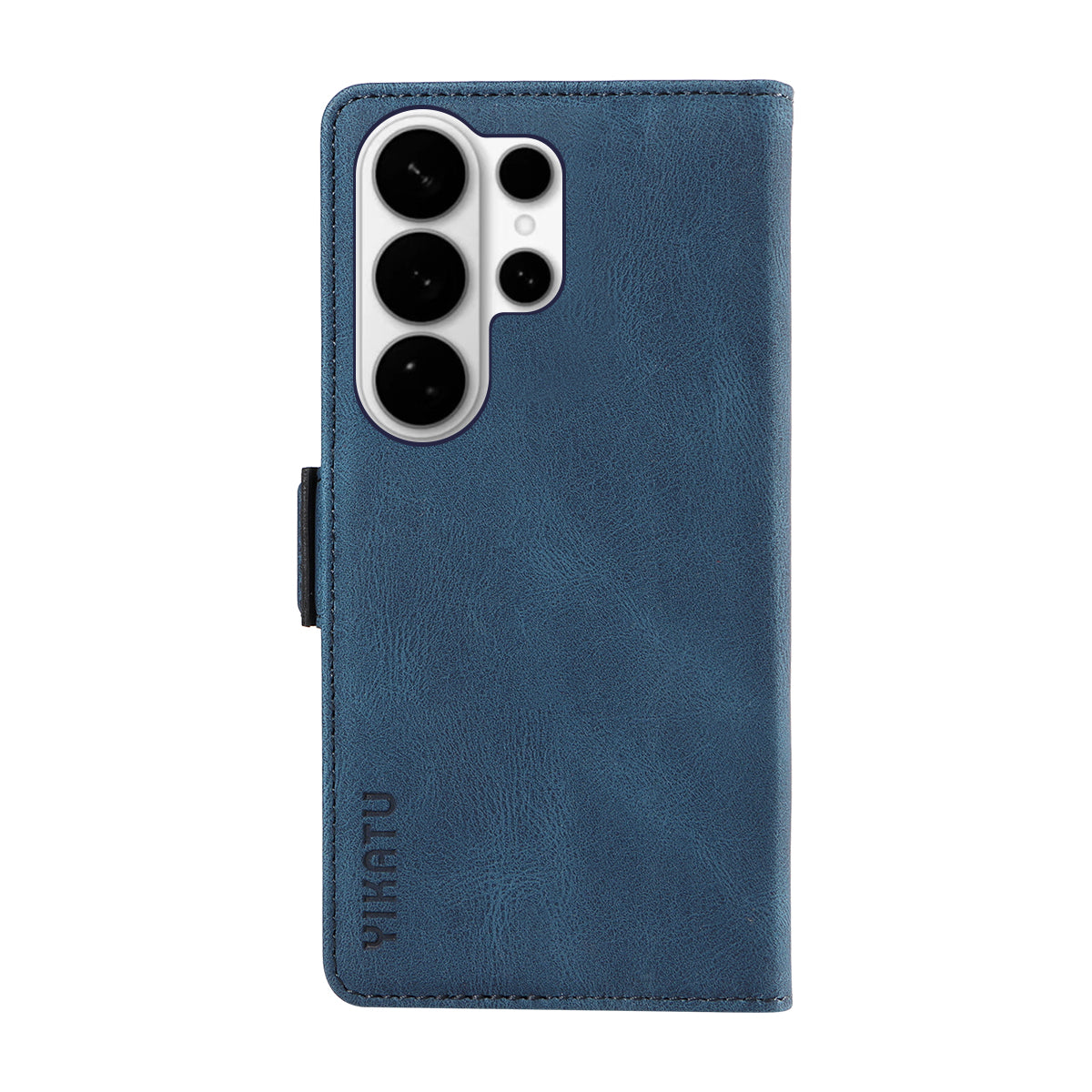 For-Samsung-Galaxy-S26-Ultra-Leather-Case-YIKATU-YK-005-Skin-touch-Feeling-Wallet-Phone-Cover-Blue