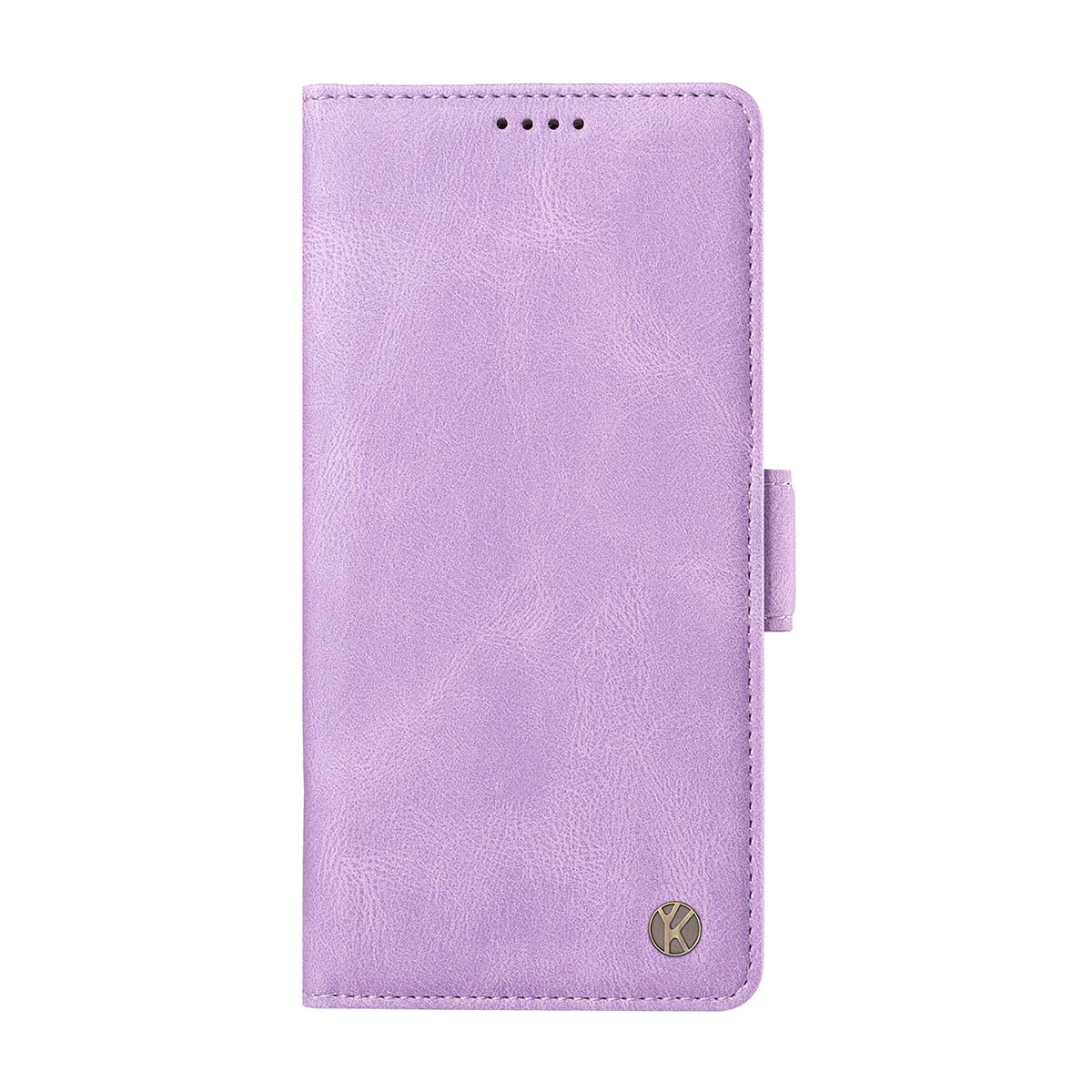 For-Samsung-Galaxy-S26-/-S26-Pro-Leather-Case-YIKATU-YK-005-Skin-touch-Feeling-Wallet-Phone-Cover-Purple